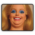 Happy Girls — Funny Doll Face Mouse Pad