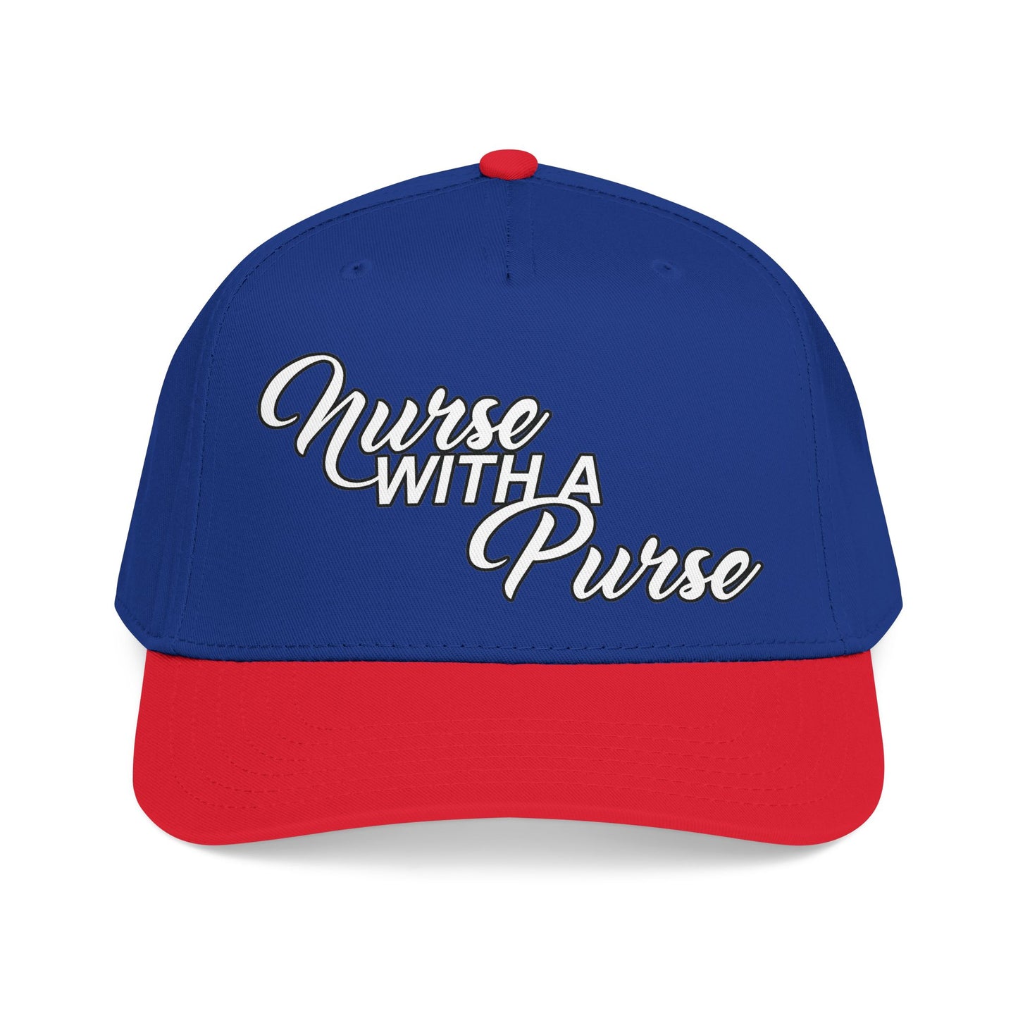 Nurse with a Purse Mid Profile Baseball Cap 2