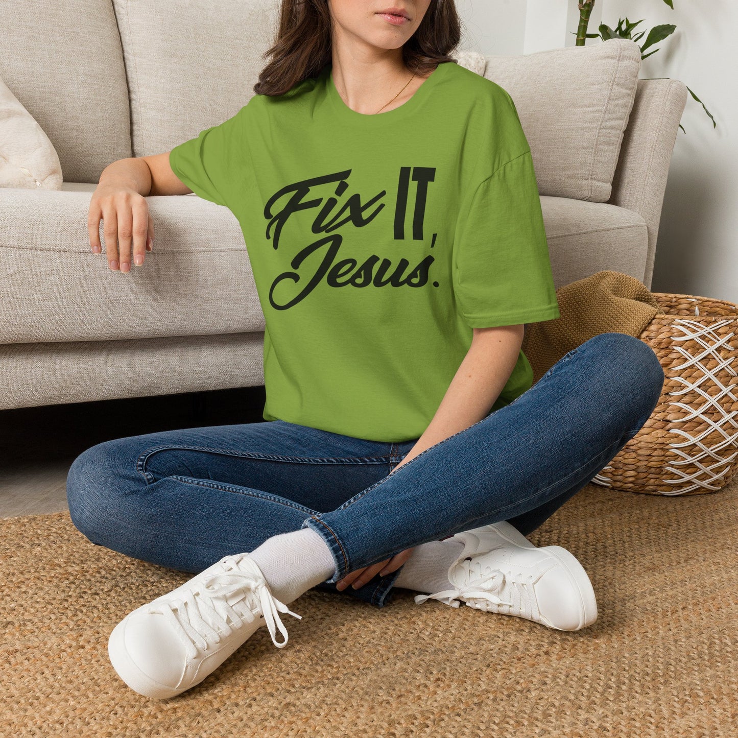 FIX IT JESUS T-Shirt — Religious Graphic Tee for Faith & Encouragement