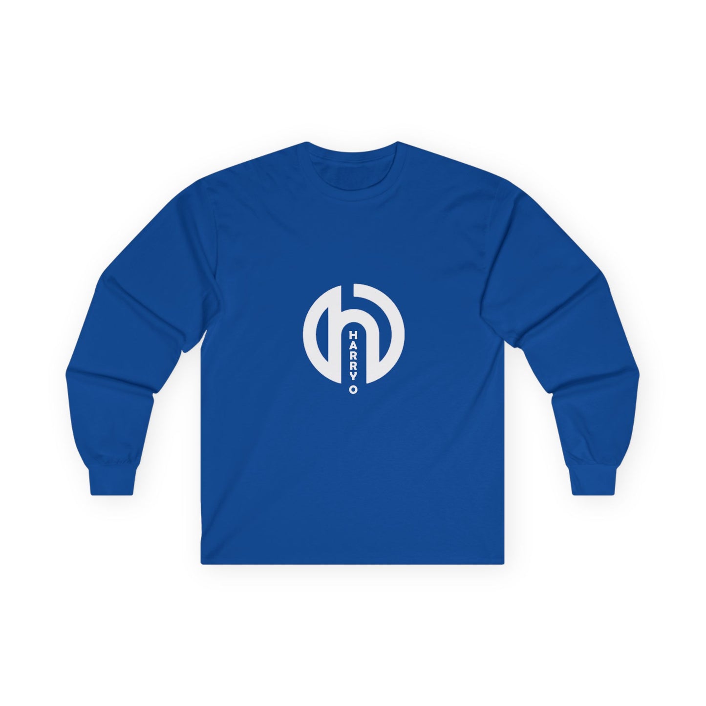 HARRY O Signature LOGO (WHITE) Unisex Ultra Cotton Long Sleeve Tee