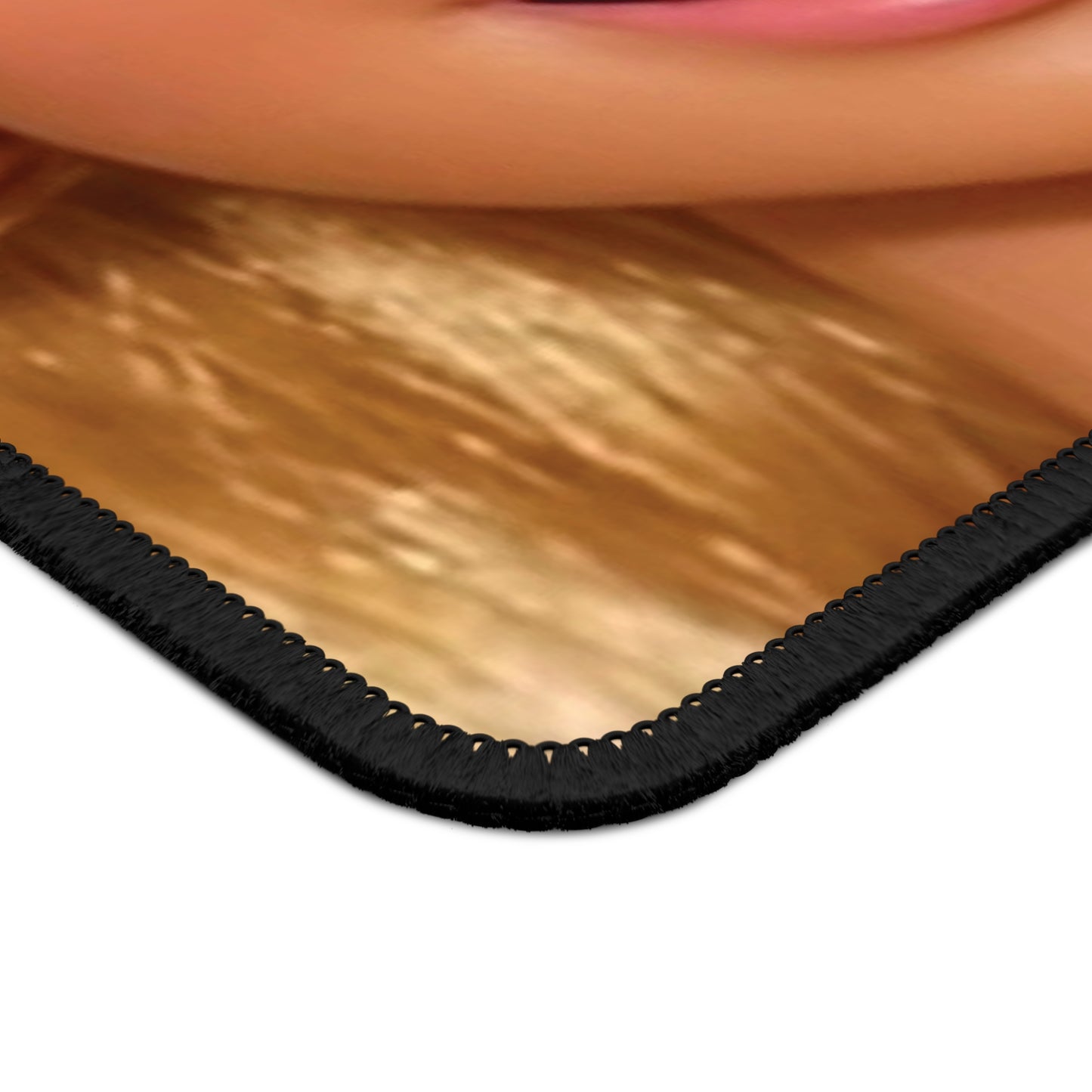 Puff Puff Bling Blonde2 Funny Doll Face Gaming Mouse Pad