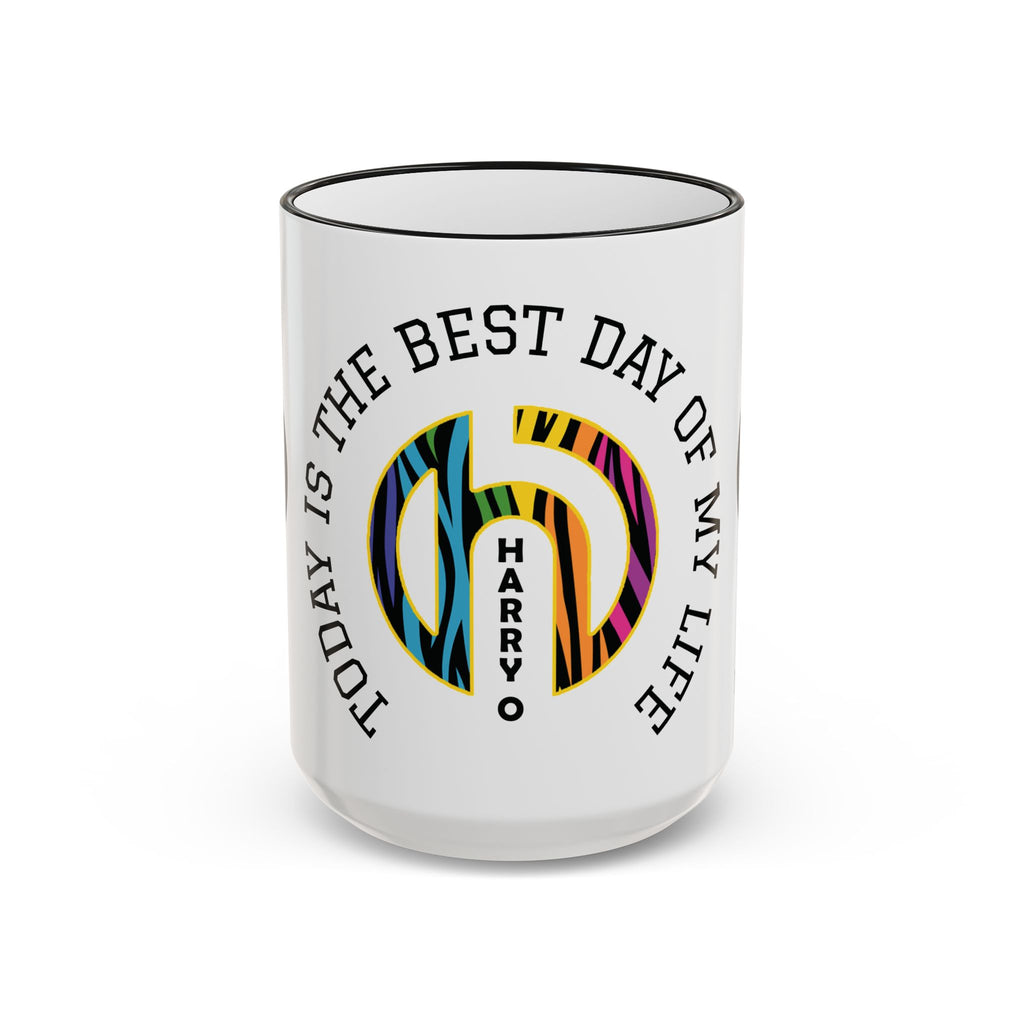 HARRY O Mug — Yellow/Black 15 oz.