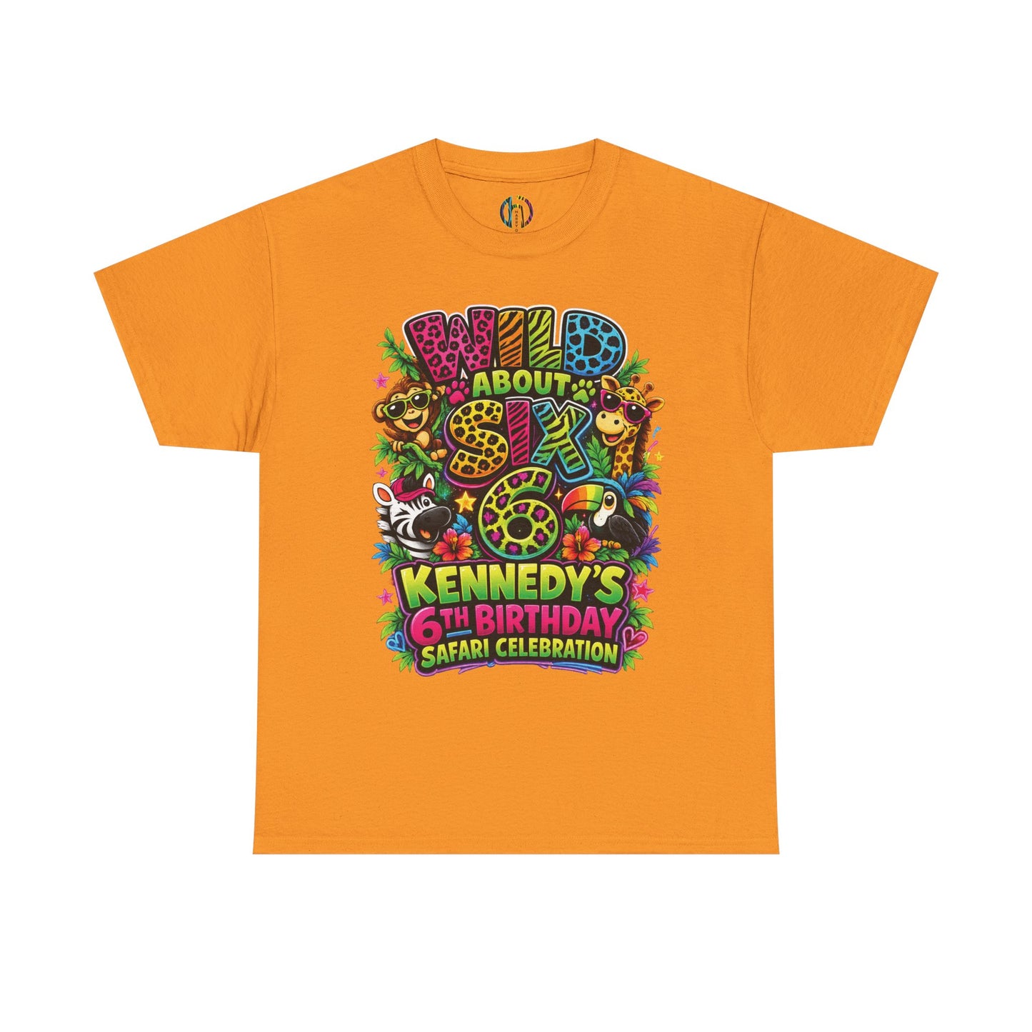 "Wild About 6" Kennedy's Birthday Safari Design