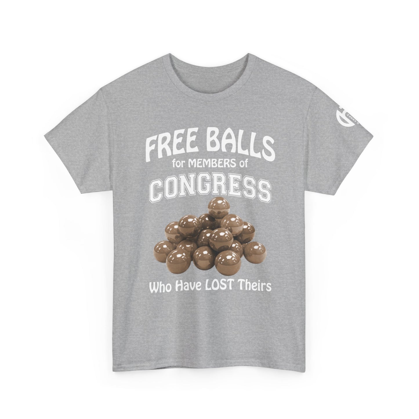 FREE BALLS FOR CONGRESS Graphic Tee (GREEN OLIVE)