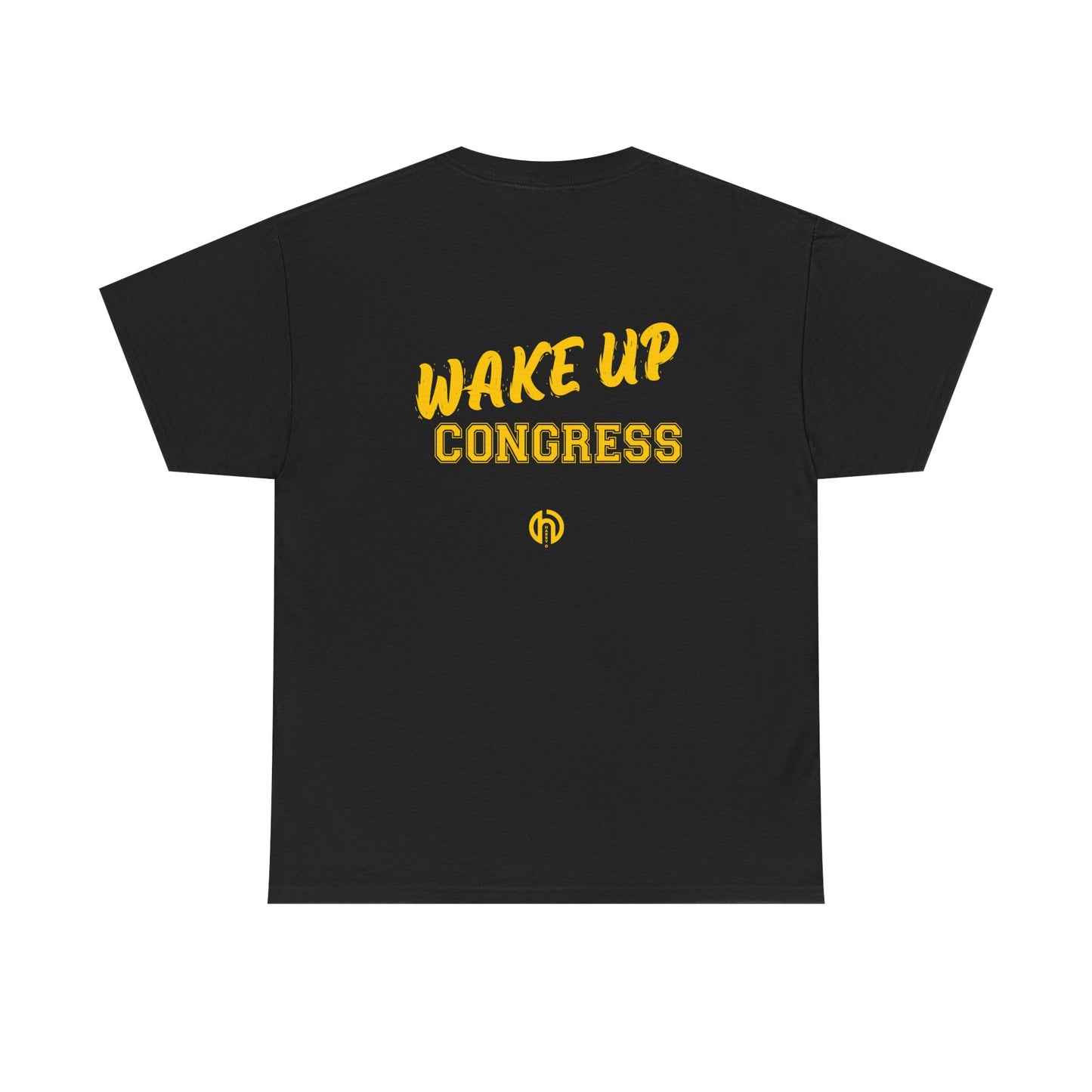 Wake Up Congress T-Shirt | Political Typography Statement Tee