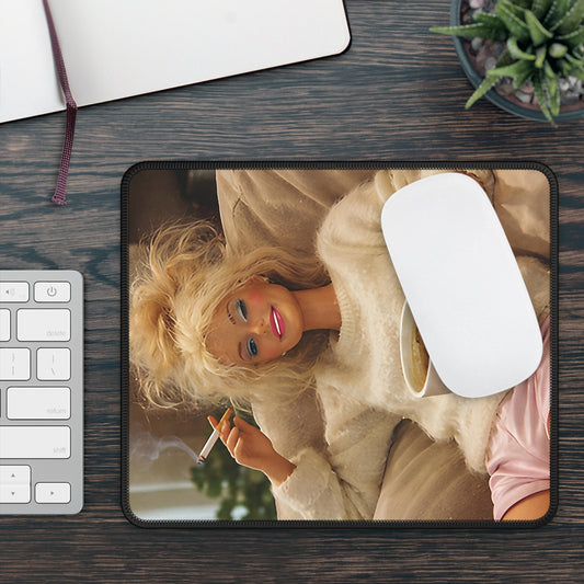 GTFO Coffee/Smoke Funny Doll Face Mouse Pad