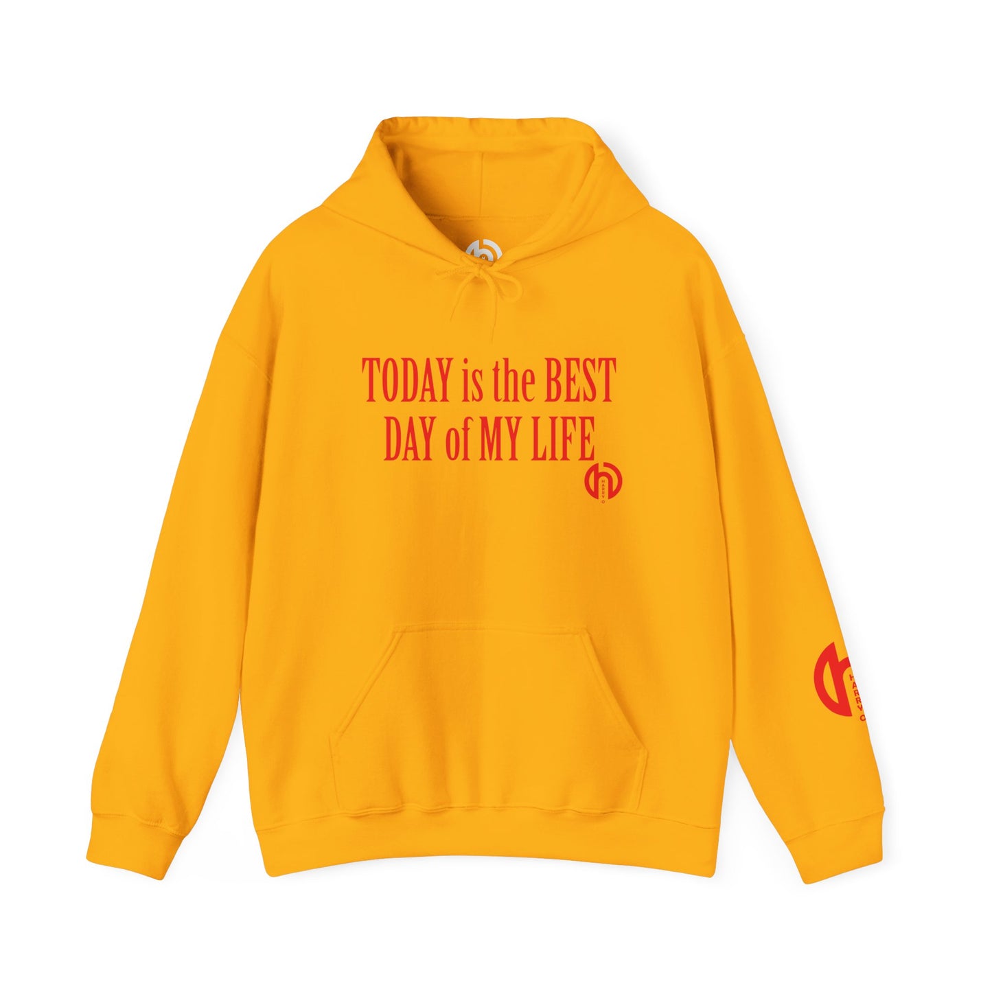 Today Is the Best Day of My Life Hooded Pullover Sweatshirt