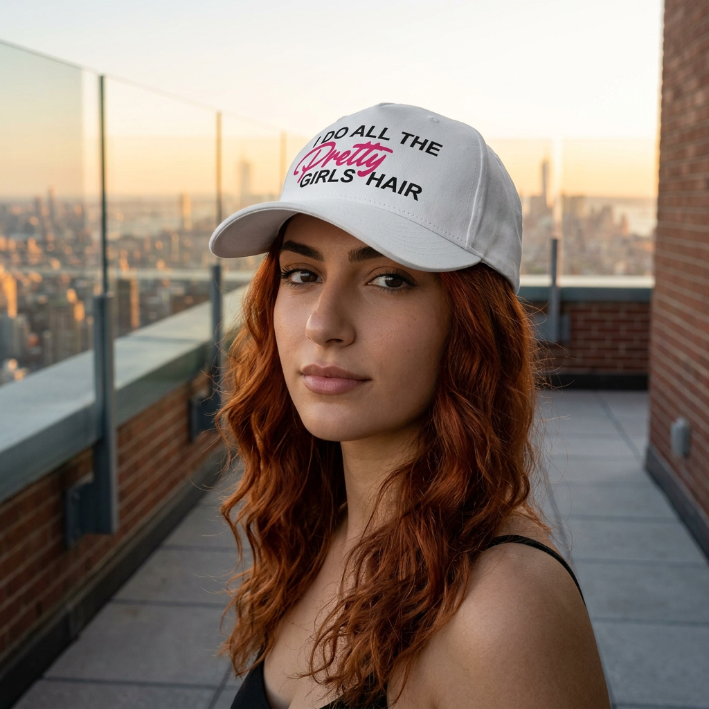 I DO ALL THE PRETTY GIRLS HAIR Mid Profile Baseball Cap