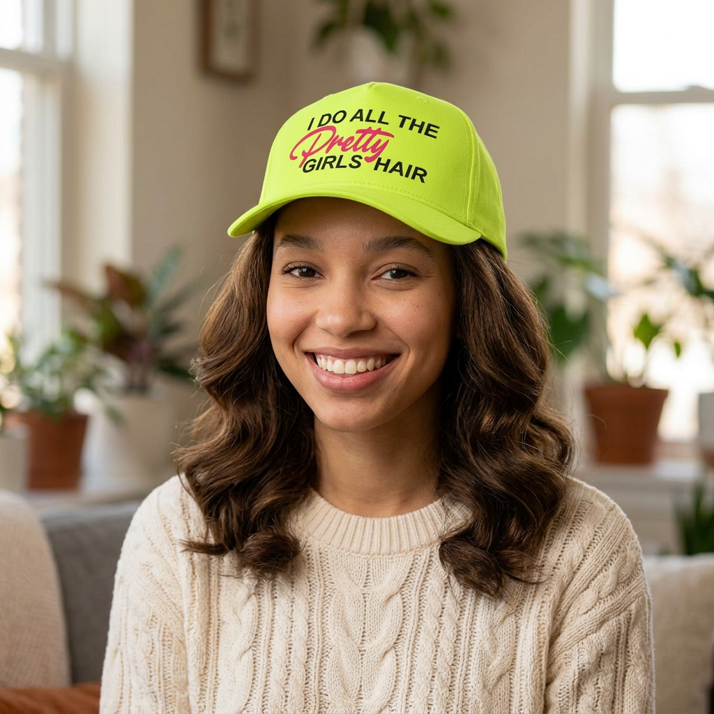 I DO ALL THE PRETTY GIRLS HAIR Mid Profile Baseball Cap
