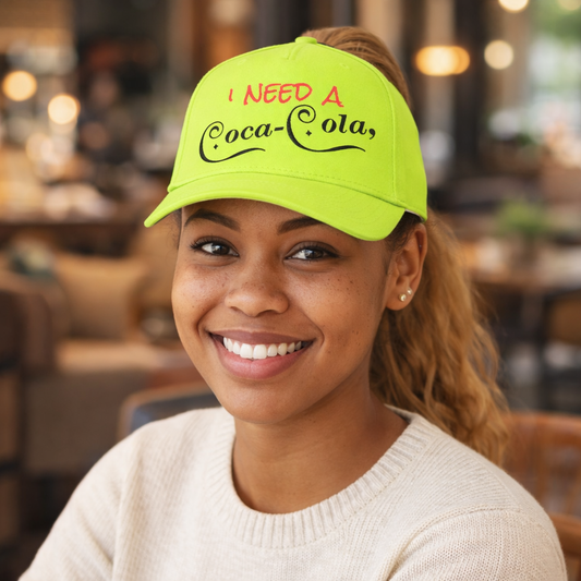 I Need a Cola Vintage 1800s Baseball Cap