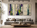 The Whispers of Bamboo Collection: 3-Piece Wall Art Set