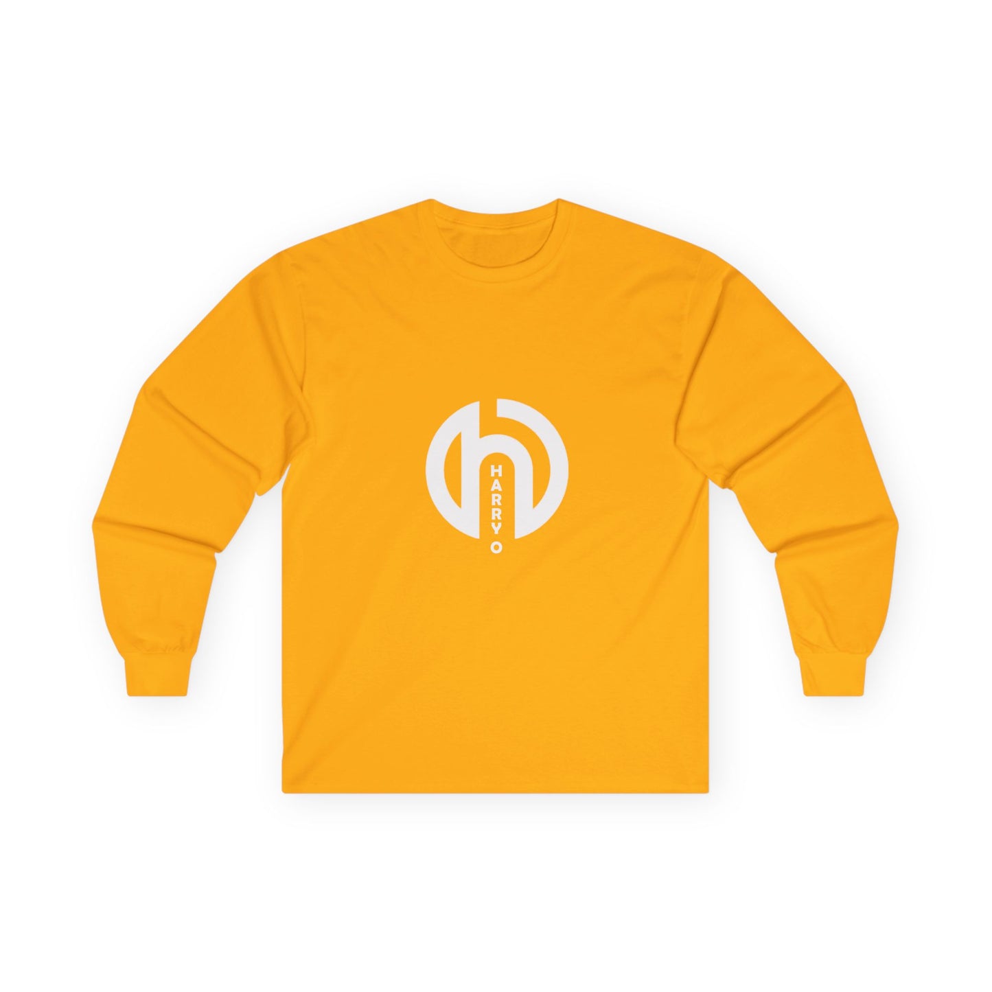 HARRY O Signature LOGO (WHITE) Unisex Ultra Cotton Long Sleeve Tee