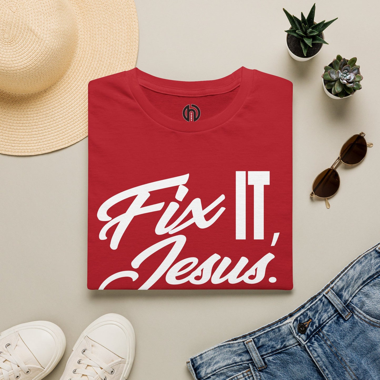 FIX IT JESUS T-Shirt — Religious Graphic Tee for Faith & Encouragement