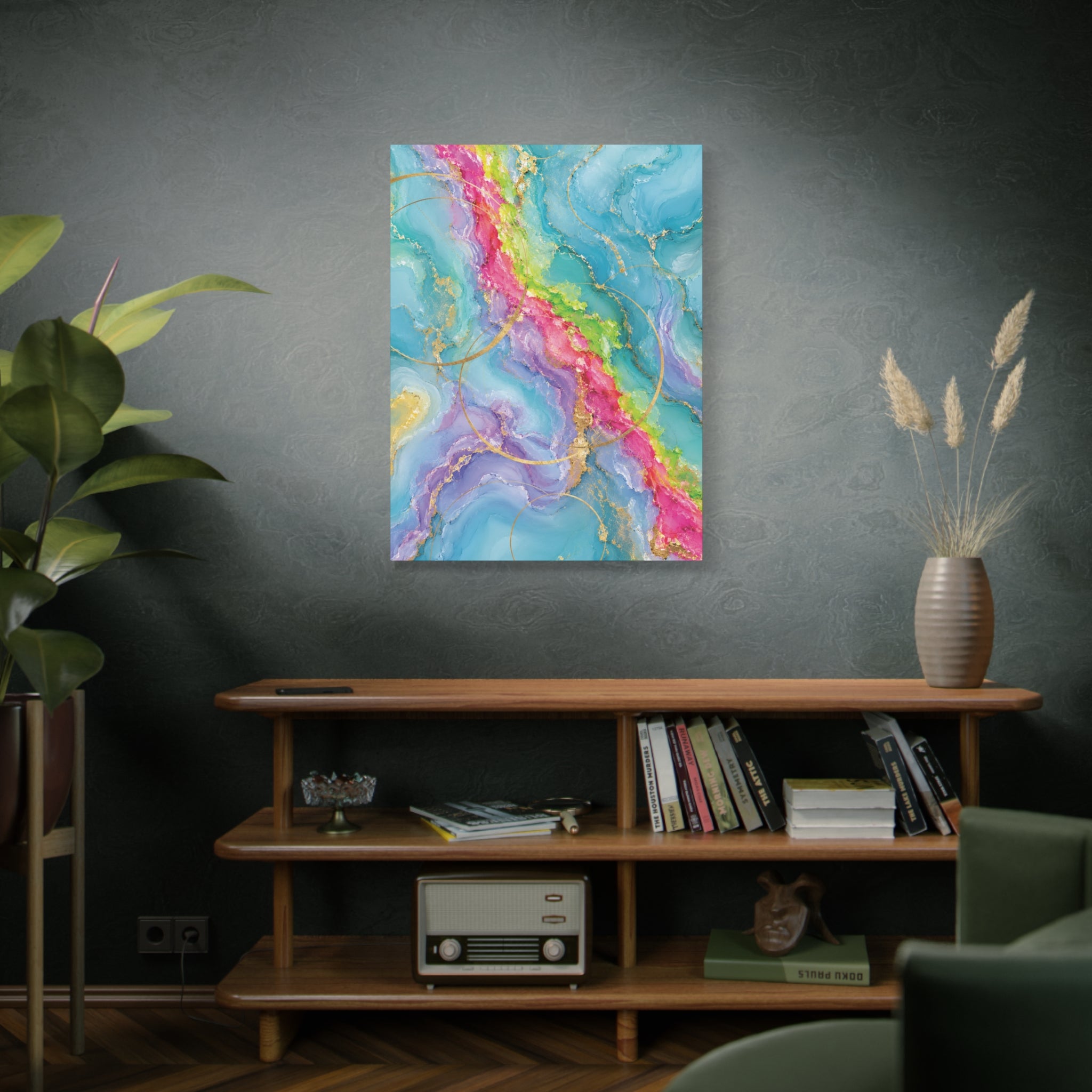 Liquid Aquamarine Pastel Geode Collection: ELECTRIC CRYSTAL CURRENT IIC