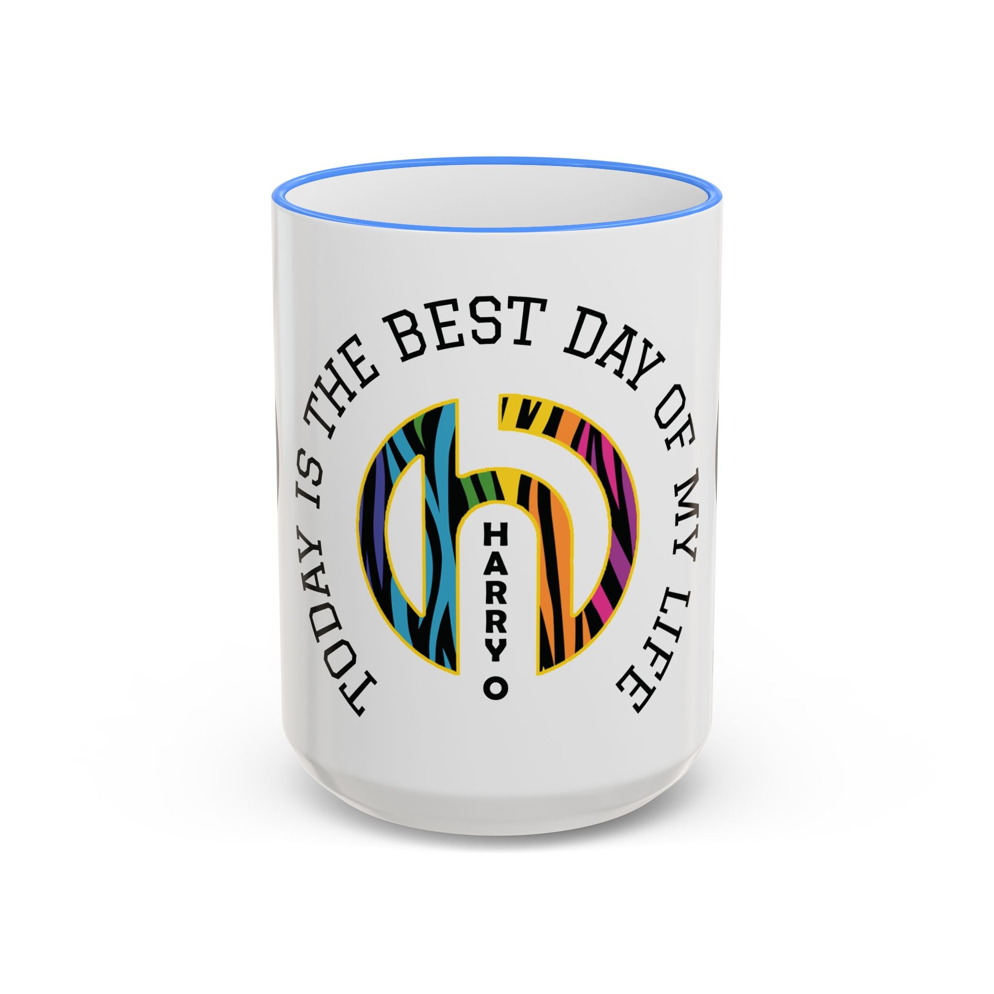 HARRY O Mug — Yellow/Black 15 oz.