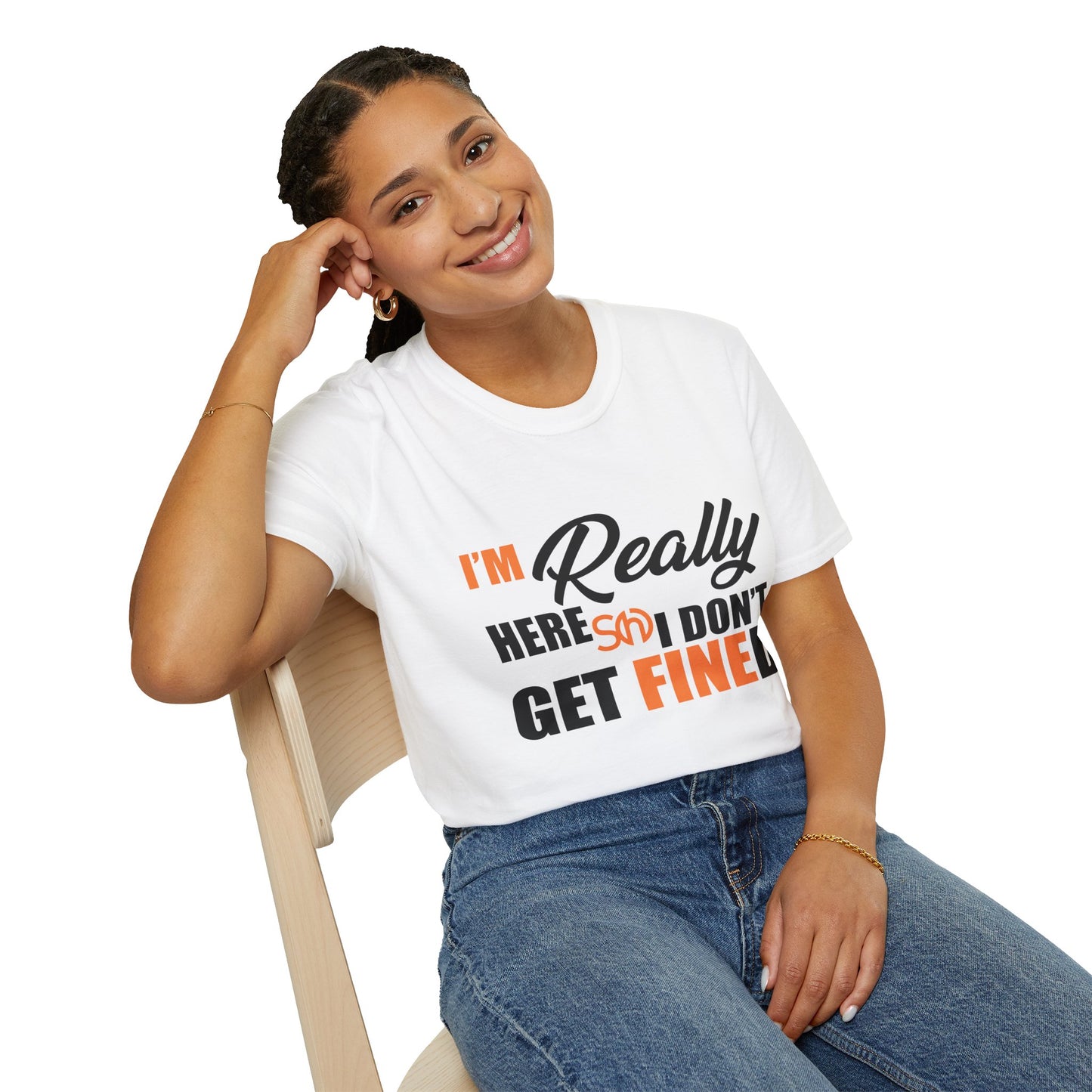 I’m Really Here So I Don’t Get Fined GYM Statement Tee
