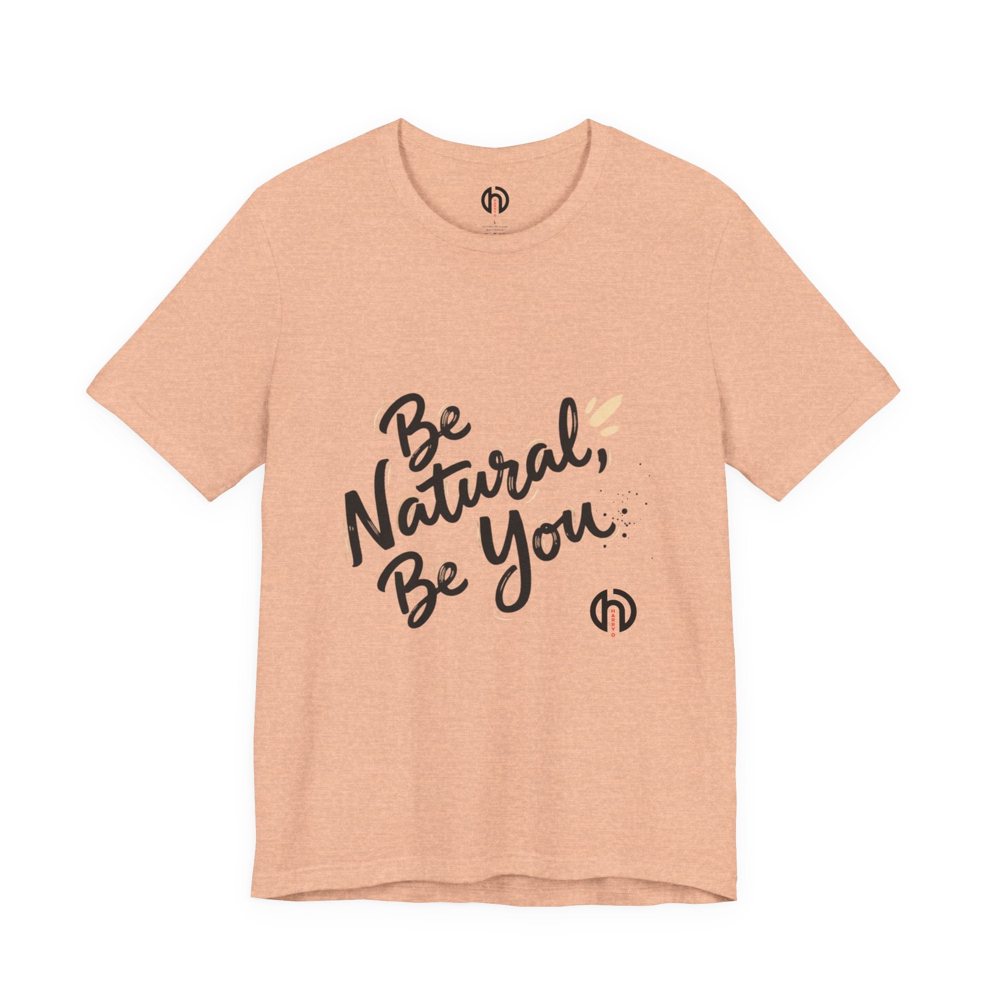 Be Natural Be You Tee | handwritten marker, brush script tee