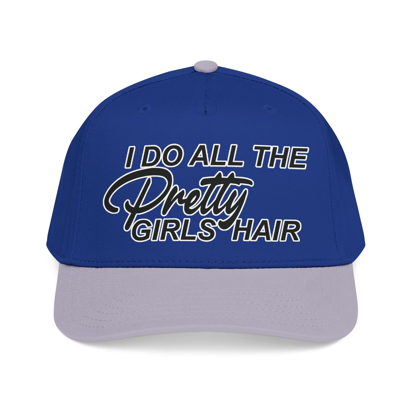 I DO ALL THE PRETTY GIRLS HAIR Mid Profile Baseball Cap BW