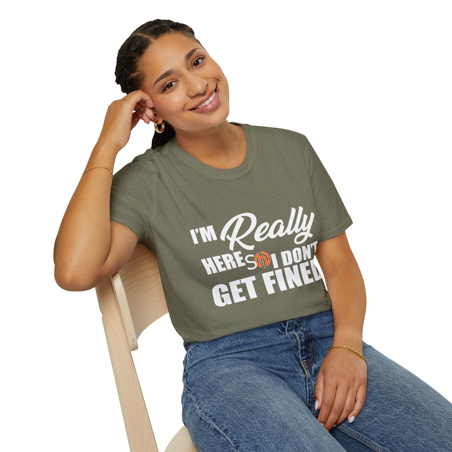 I’m Really Here So I Don’t Get Fined GYM Statement Tee