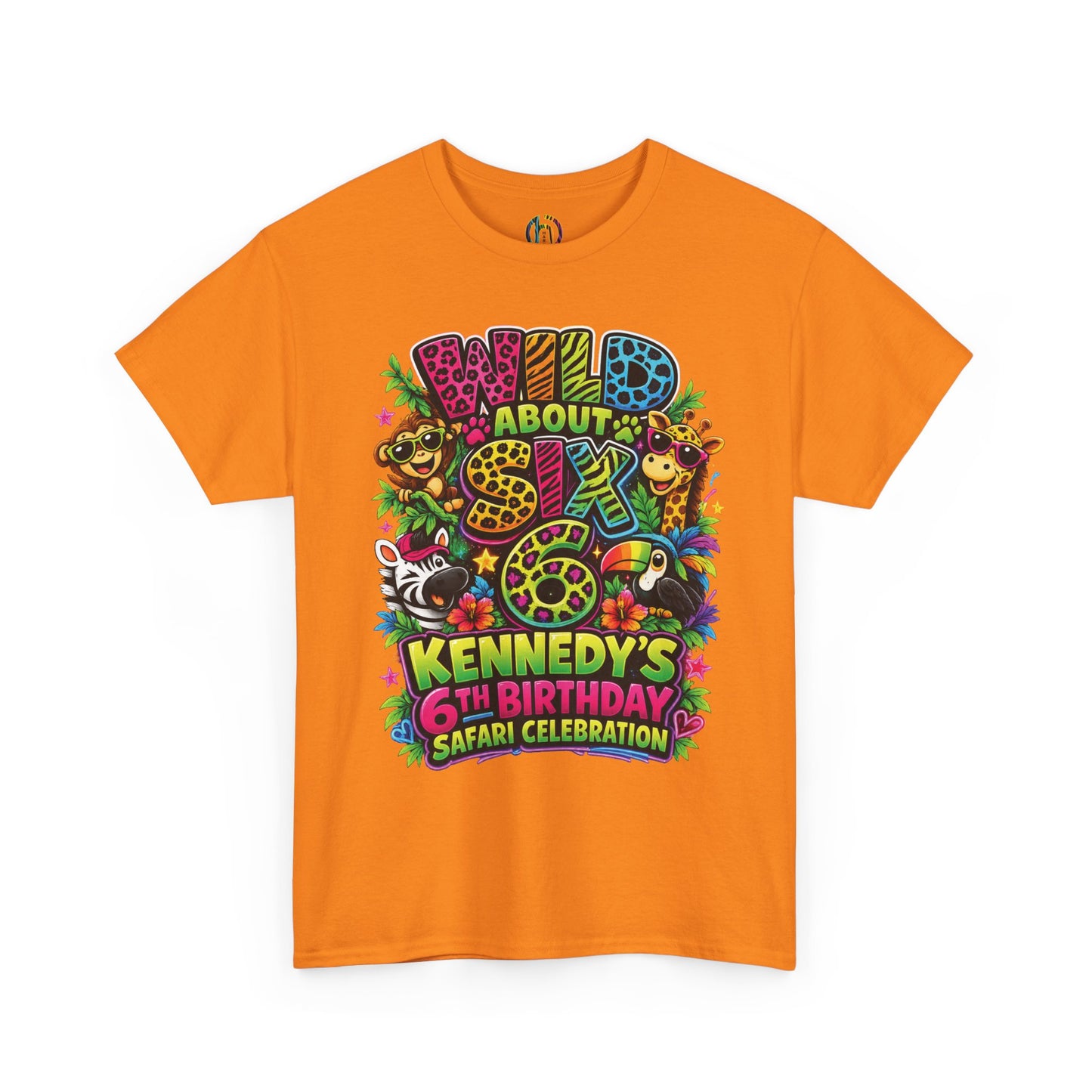 "Wild About 6" Kennedy's Birthday Safari Design