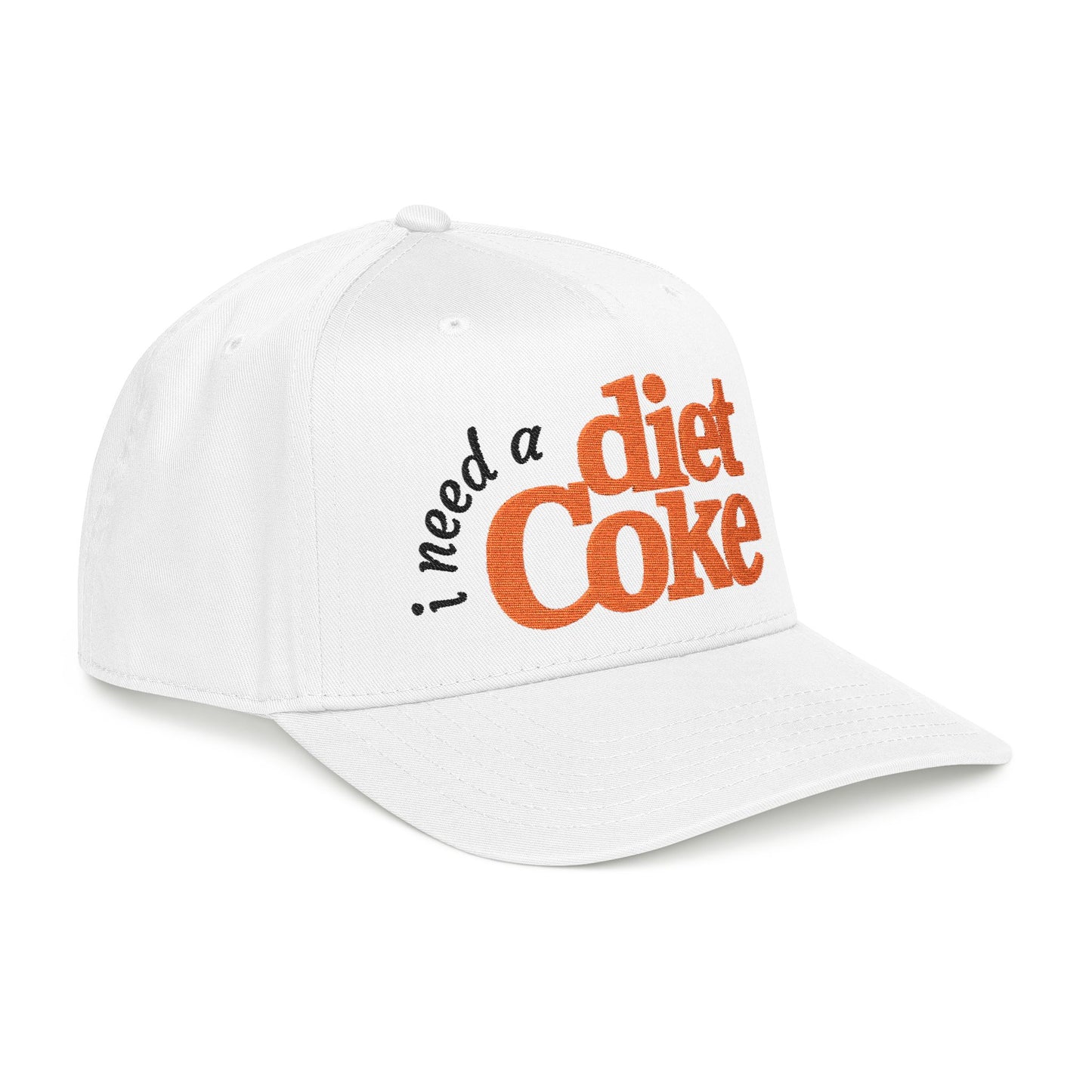 I Need A Diet Coke EMBROIDERED Baseball Cap