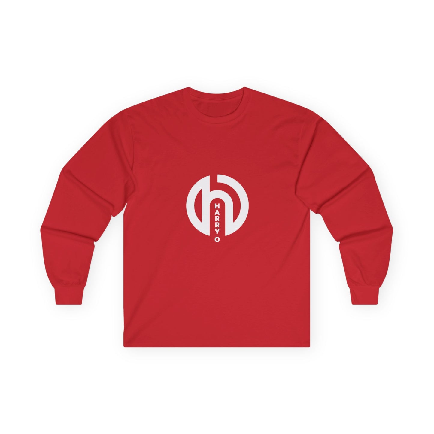 HARRY O Signature LOGO (WHITE) Unisex Ultra Cotton Long Sleeve Tee