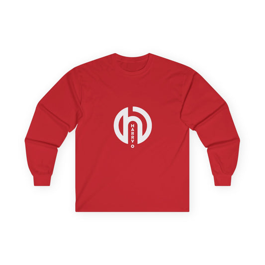 HARRY O Signature LOGO (WHITE) Unisex Ultra Cotton Long Sleeve Tee