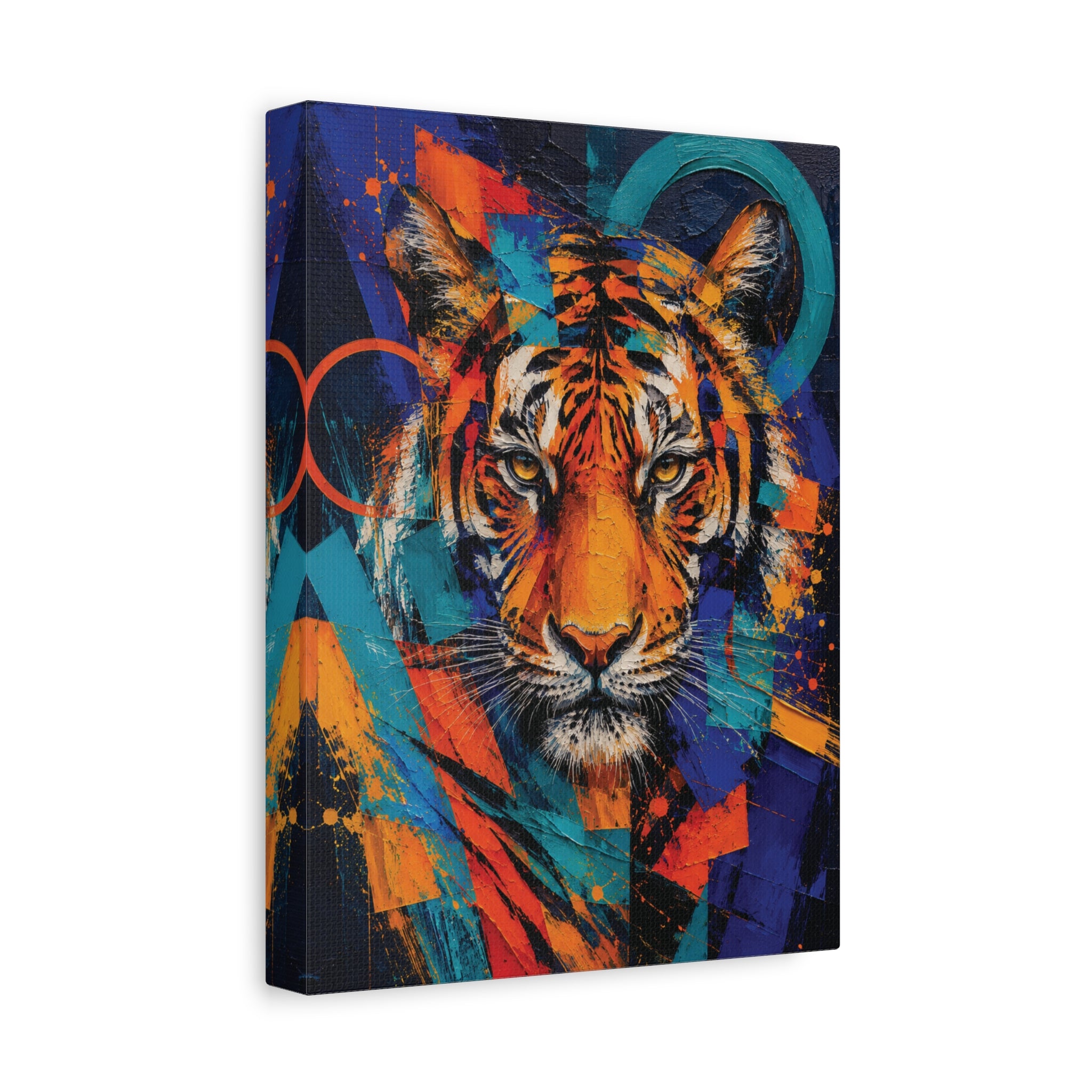 Electric Safari: The Kinetic Stripe Series Fauvist Majesty IIC