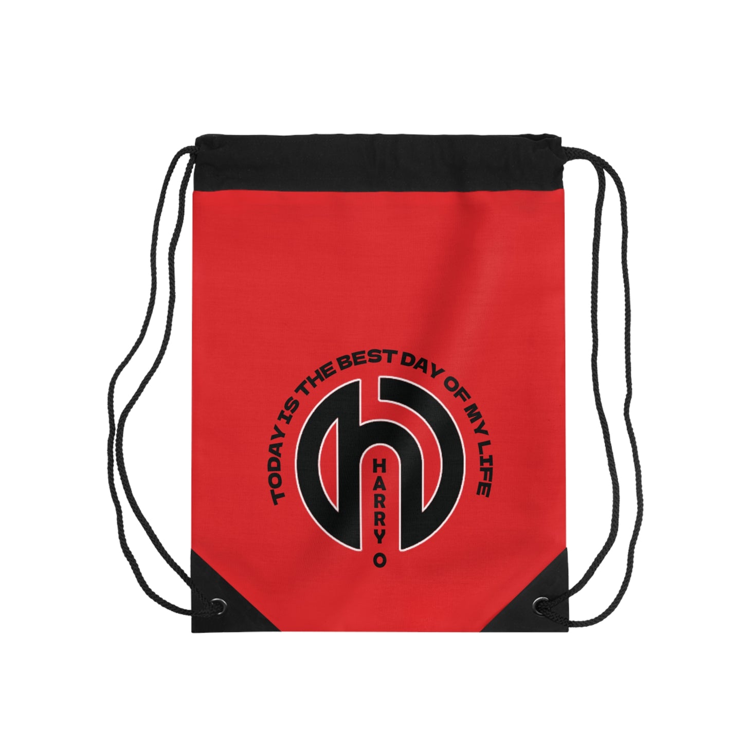 HarryO Today Is The Best Day of My Life Drawstring Gymsack CLASSIC RED