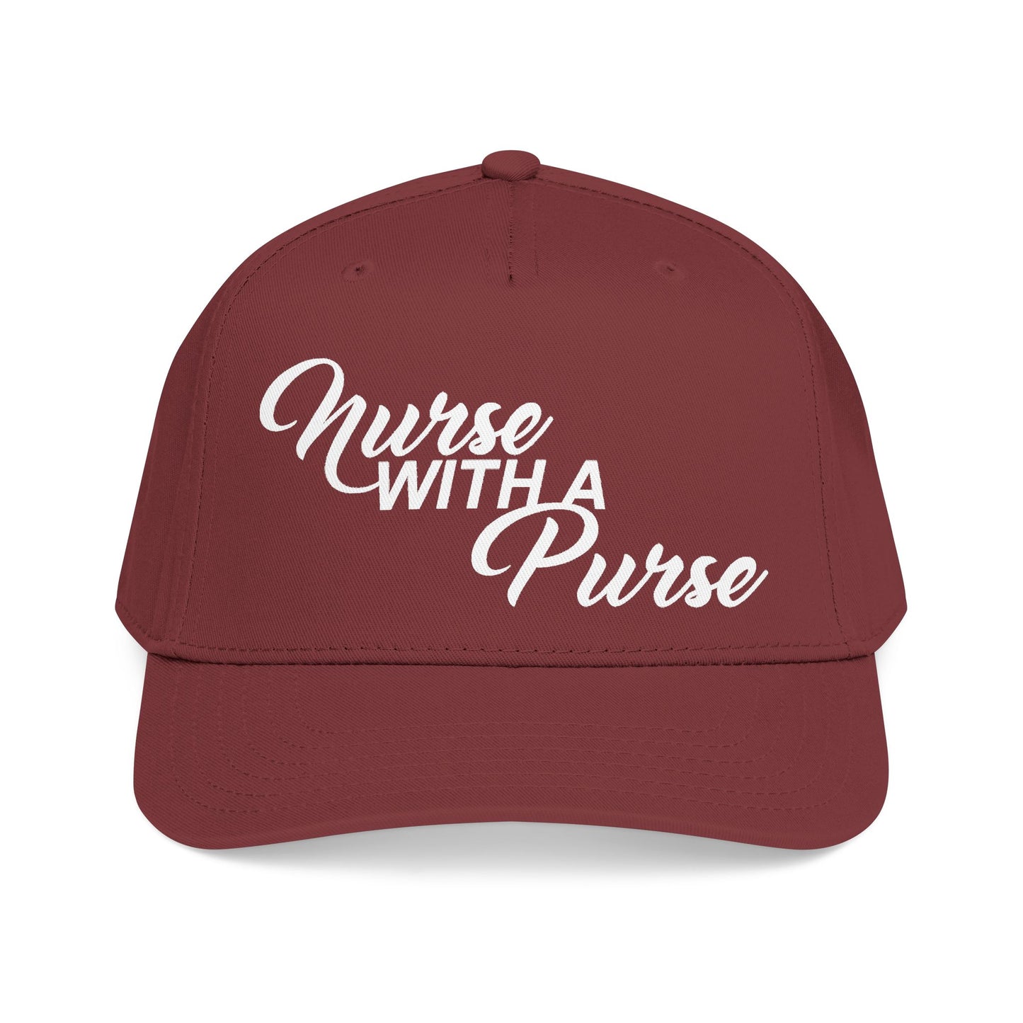Nurse with a Purse Mid Profile Baseball Cap 2