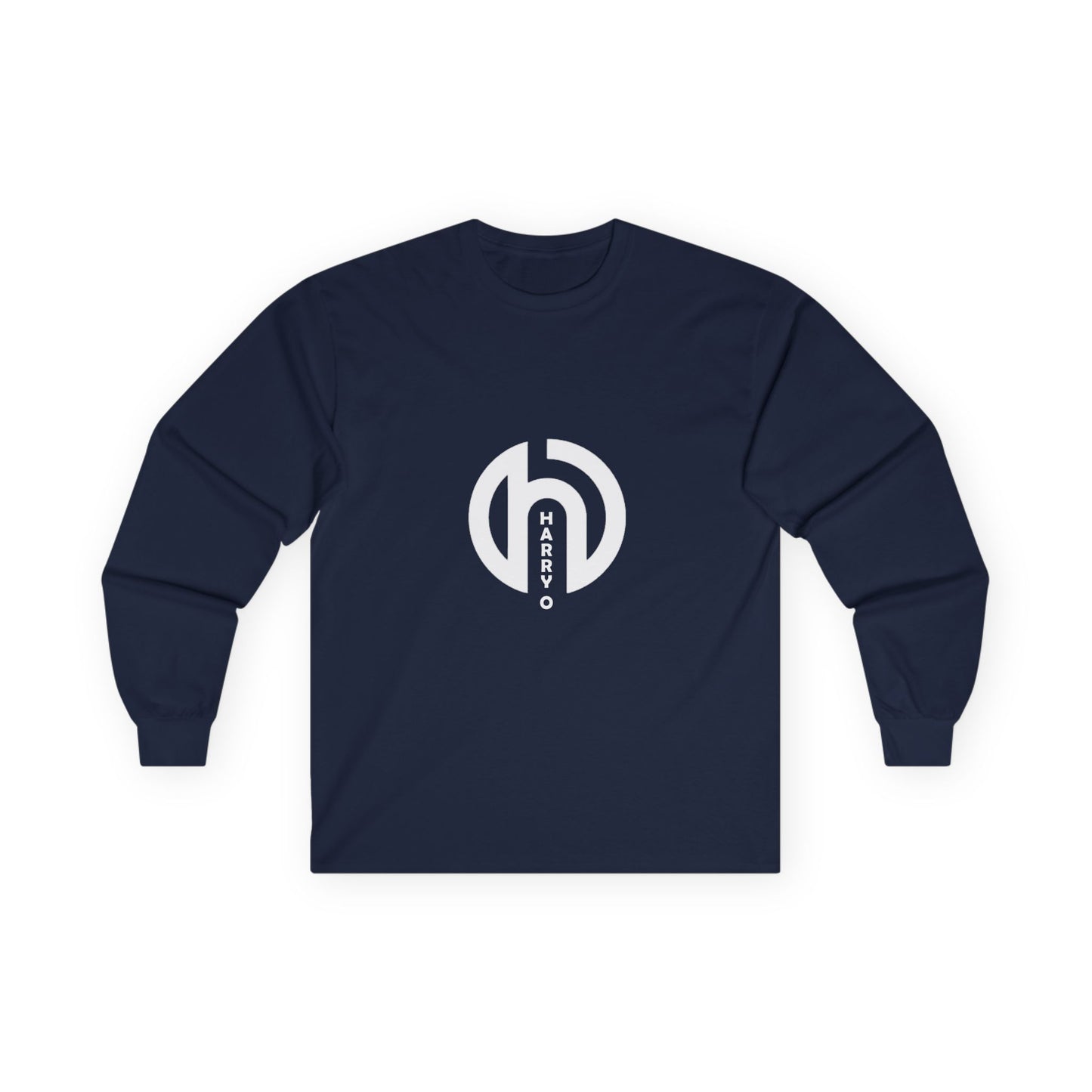 HARRY O Signature LOGO (WHITE) Unisex Ultra Cotton Long Sleeve Tee