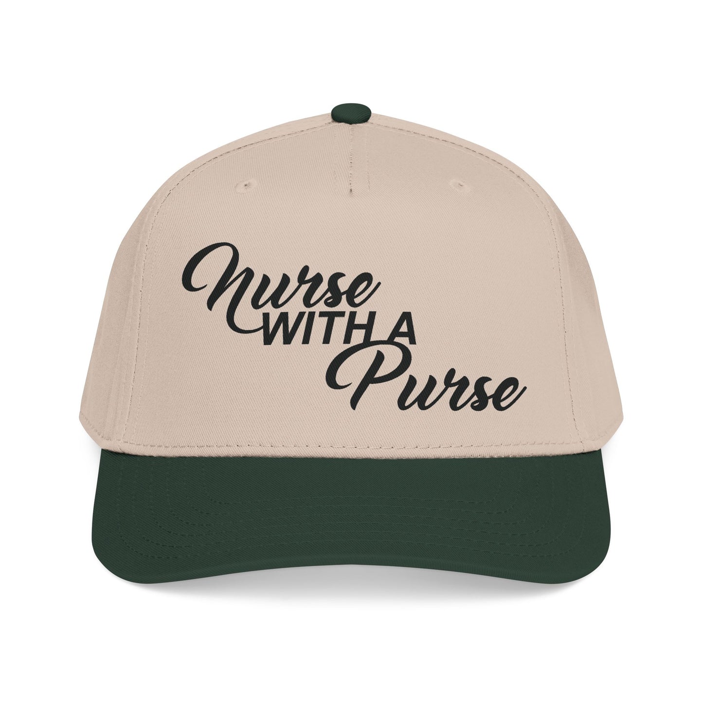 Nurse with a Purse Mid Profile Baseball Cap 2