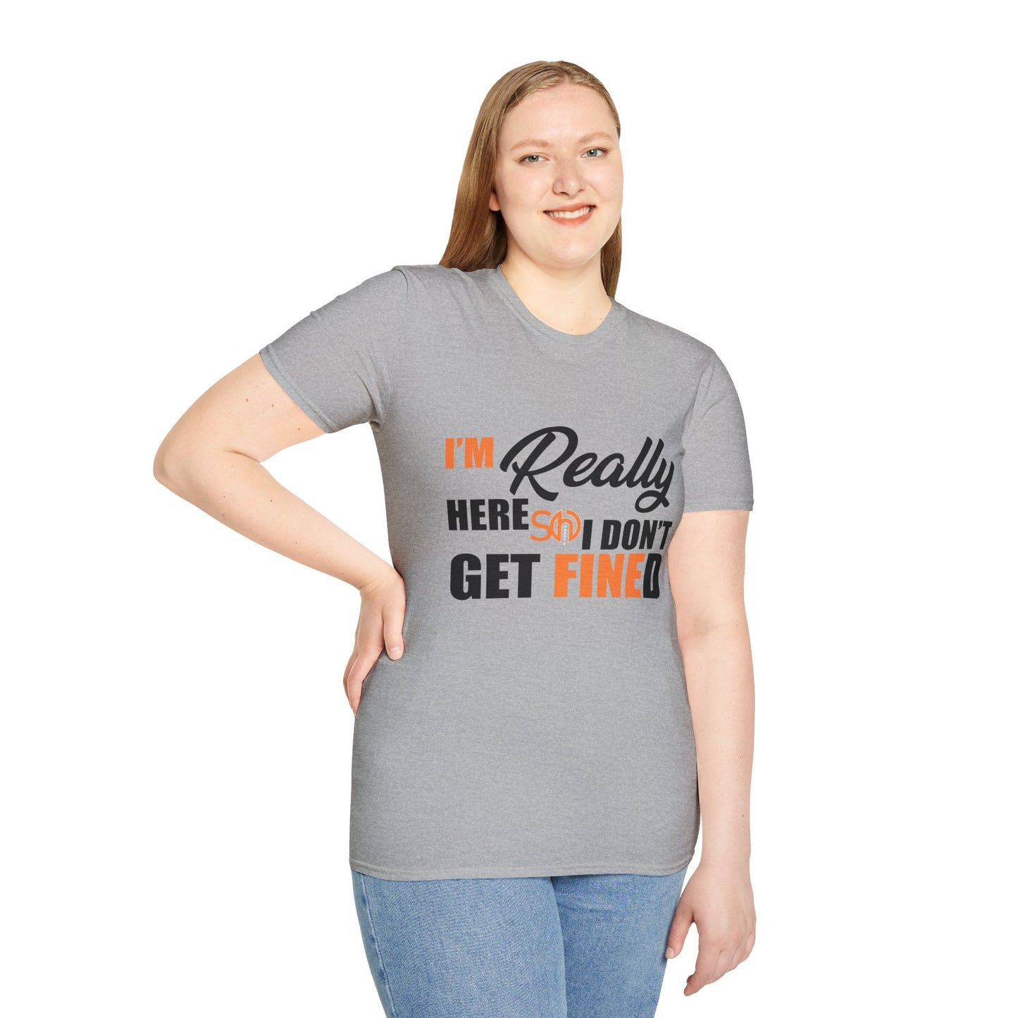 I’m Really Here So I Don’t Get Fined GYM Statement Tee