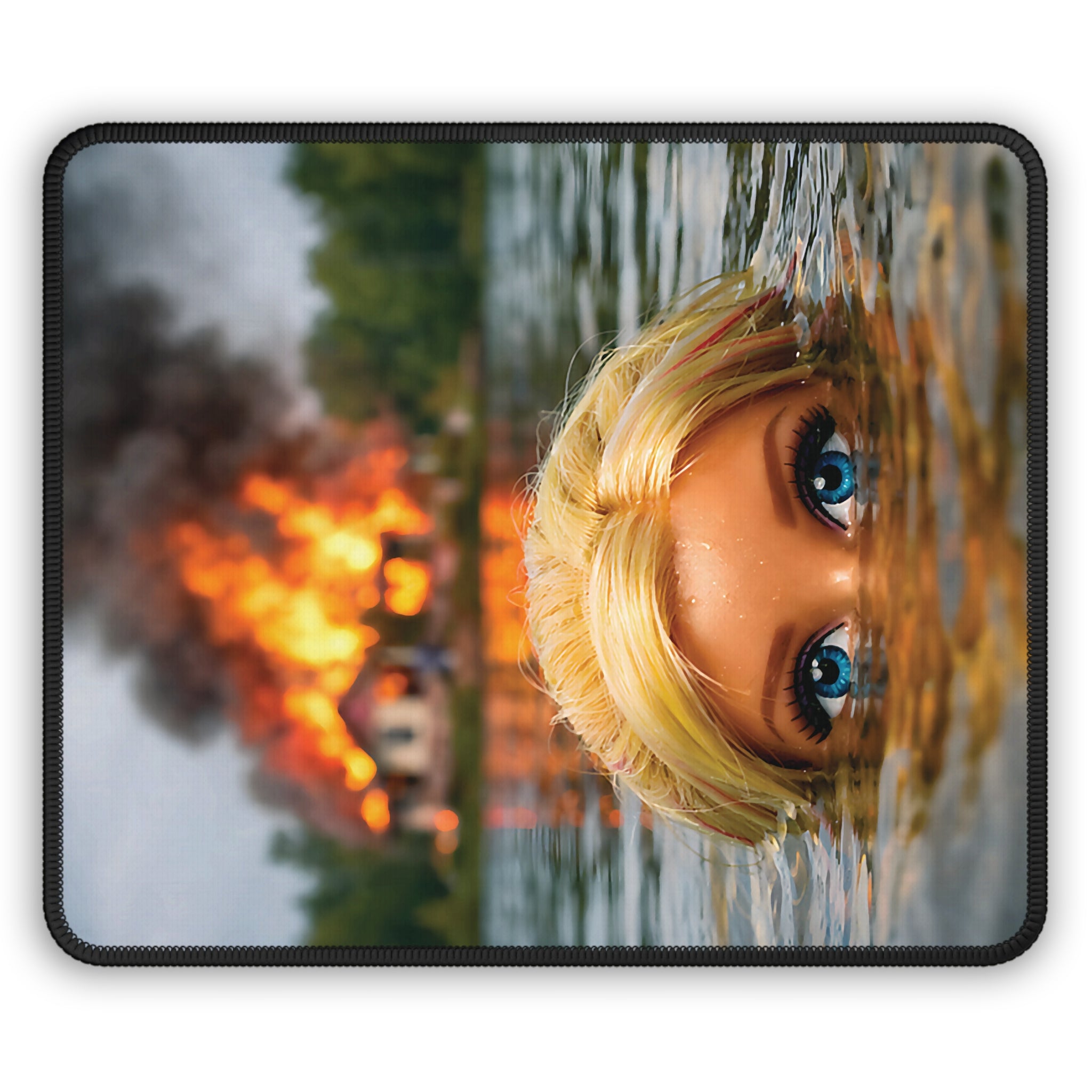Apocalypse Series — Funny Doll Face Mouse Pad
