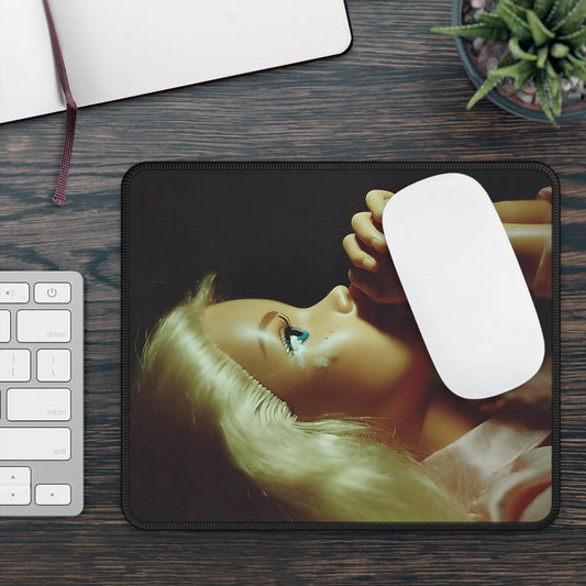 DEEP THOUGHT Doll Face Mouse Pad
