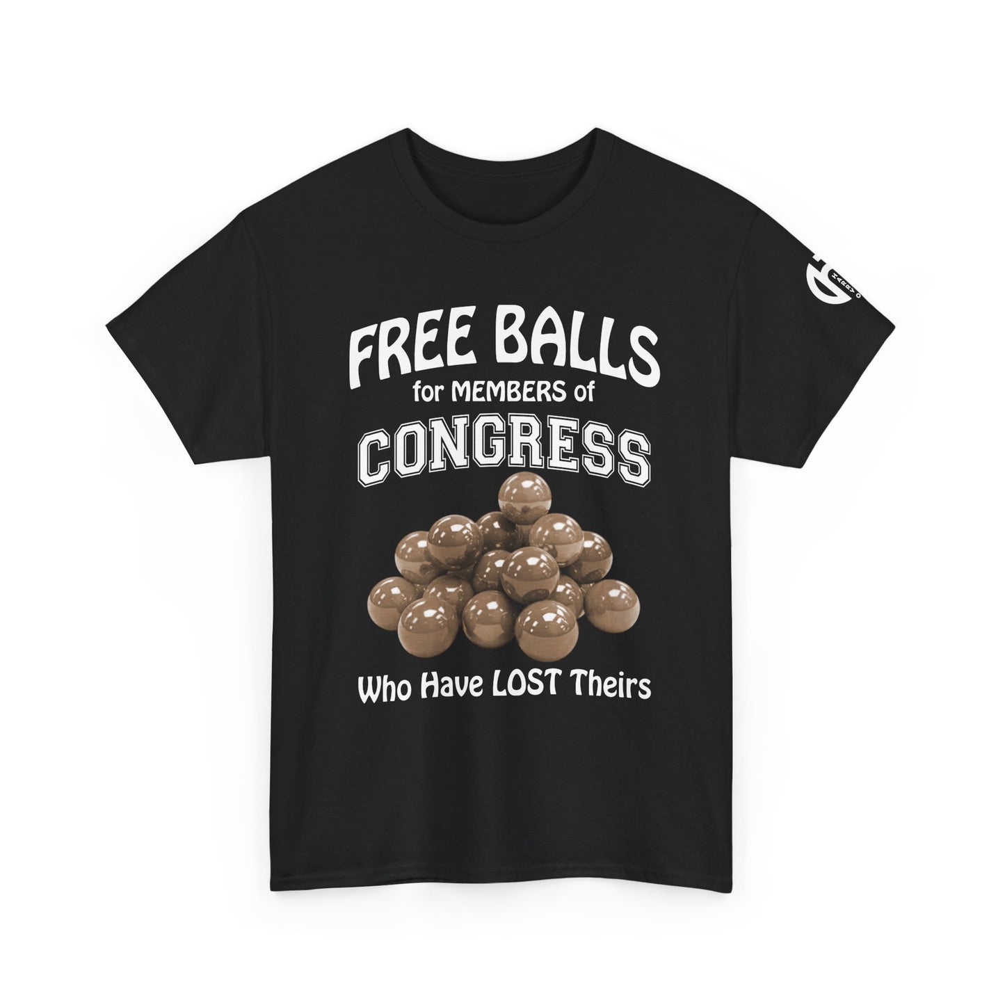 FREE BALLS FOR CONGRESS Graphic Tee (GREEN OLIVE)