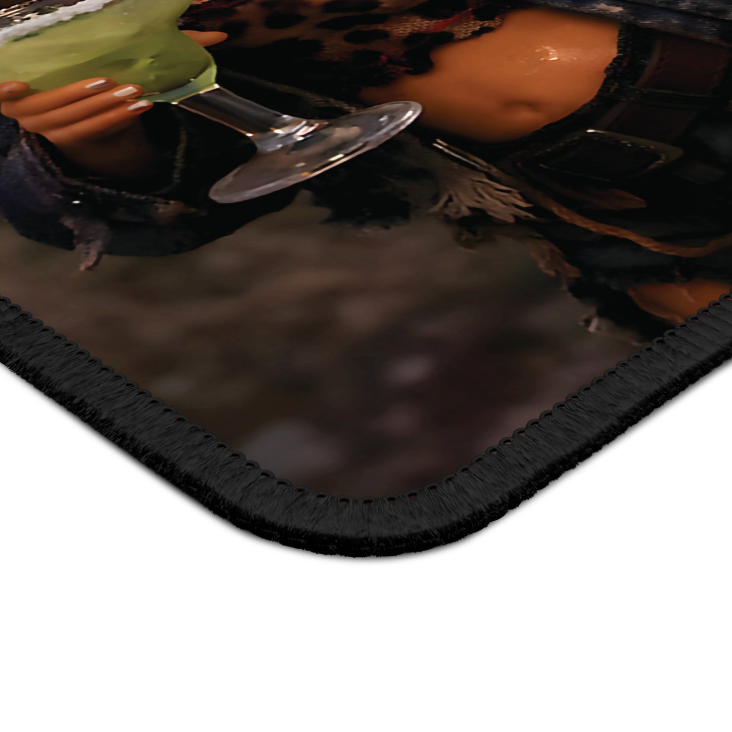 Apocalyptic Margarita Funny Doll Face Mouse Pad