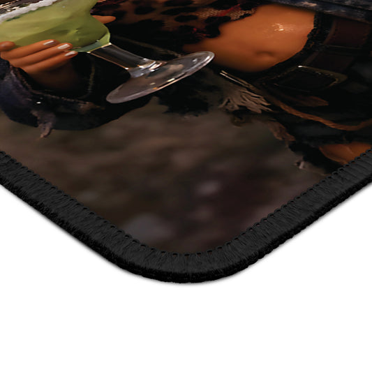 Apocalyptic Margarita Funny Doll Face Mouse Pad
