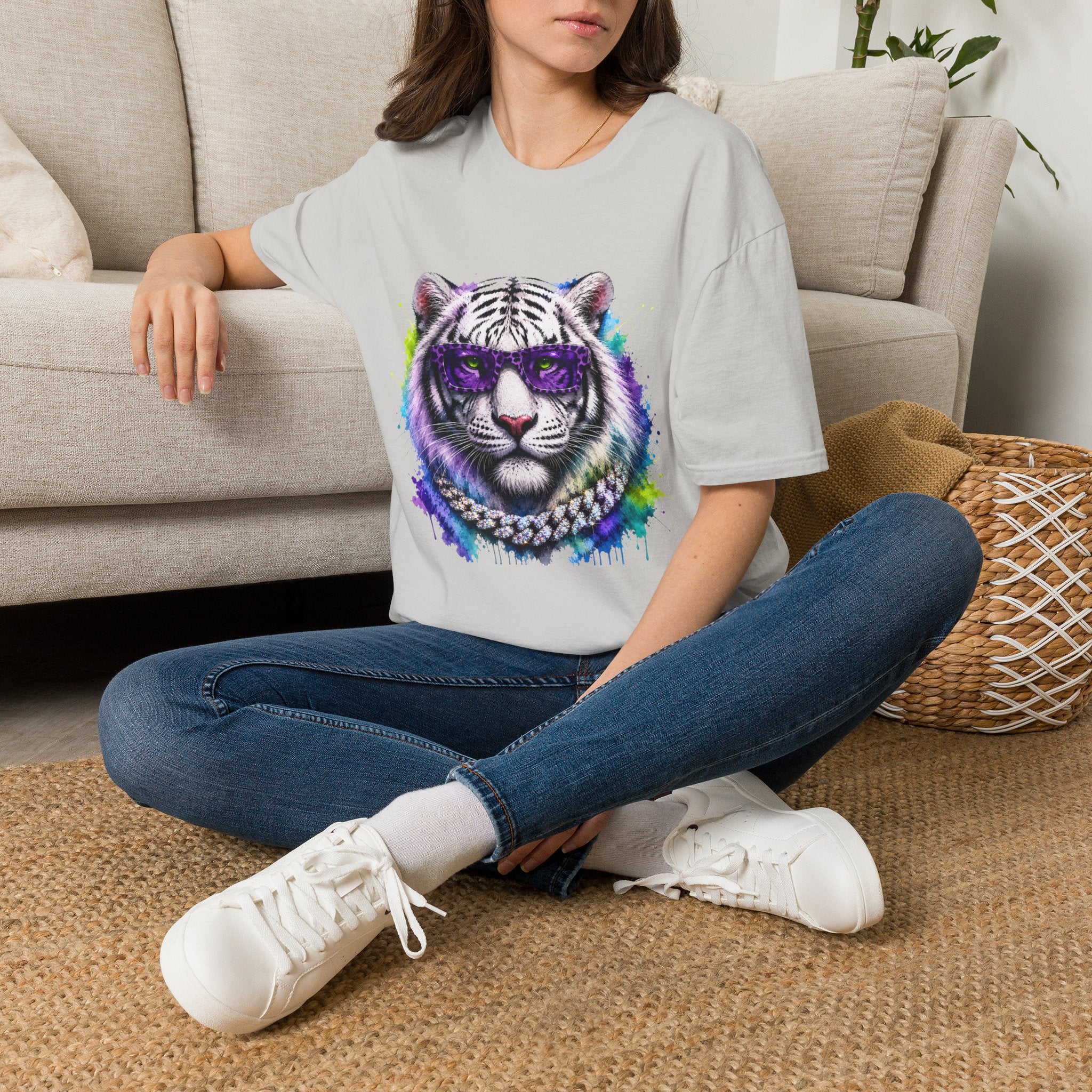 Fly White Tiger — Graphic Tee