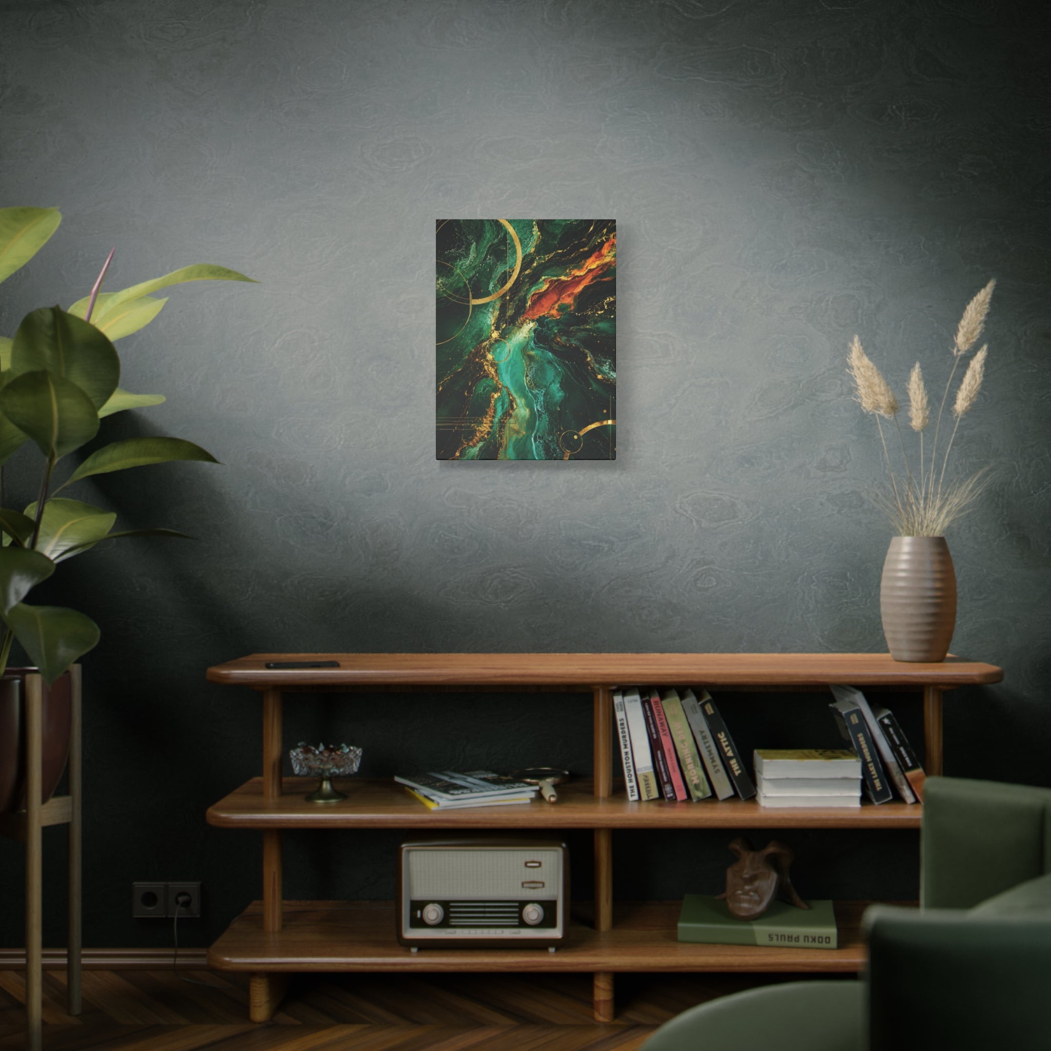 Emerald Magma: Flowing Liquid Marble Collection GENESISPHERE IL