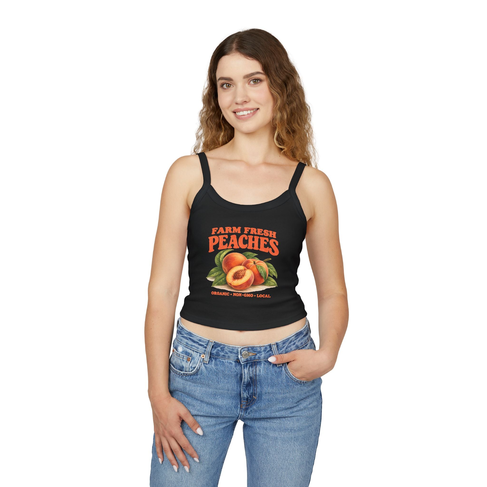 FRESH PEACHES Tank Top — Spaghetti Strap