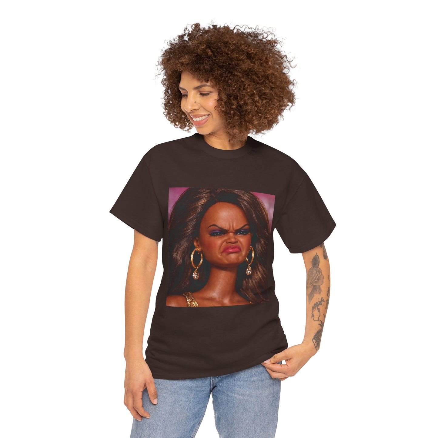 Funny Sassy Doll Face Tee