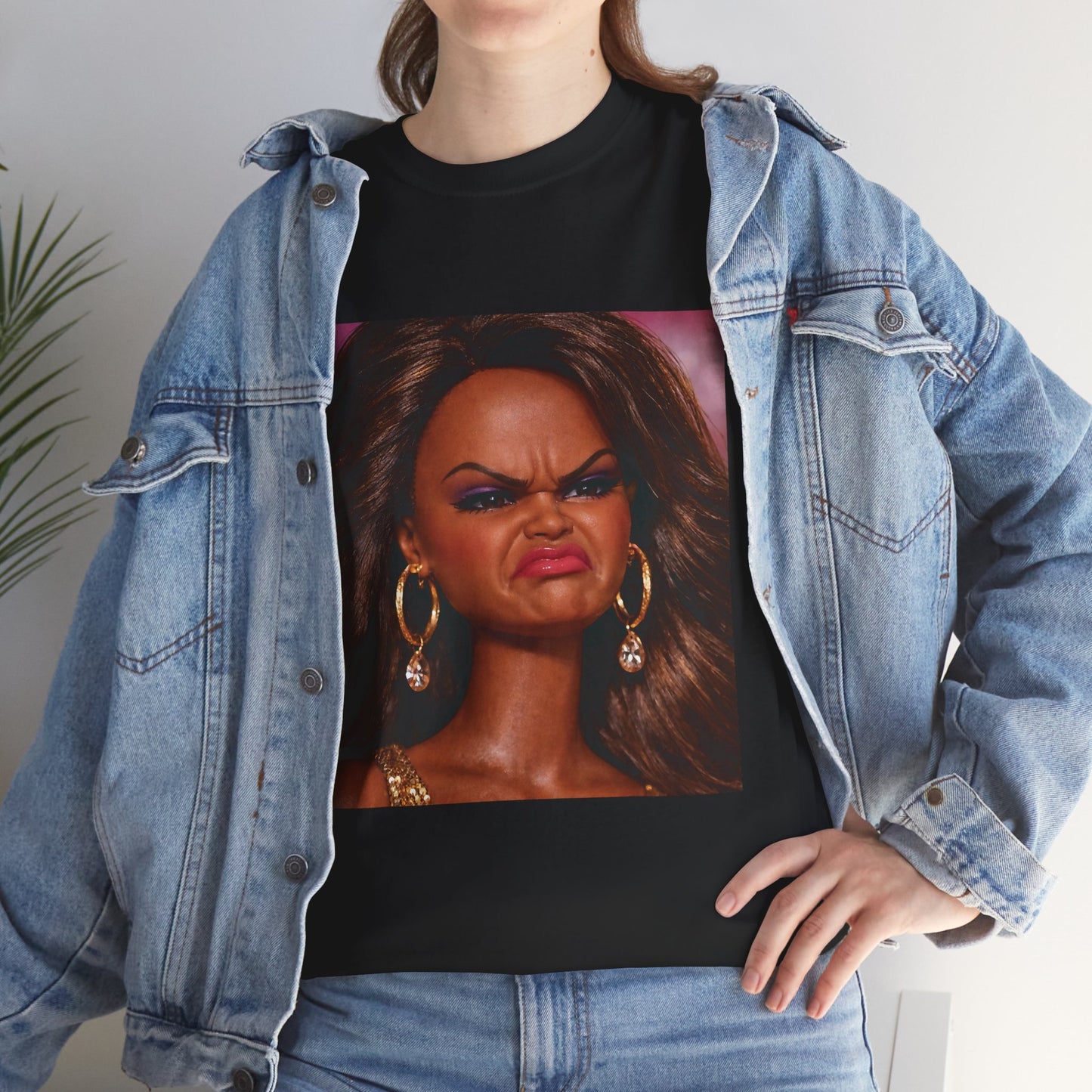 Funny Sassy Doll Face Tee