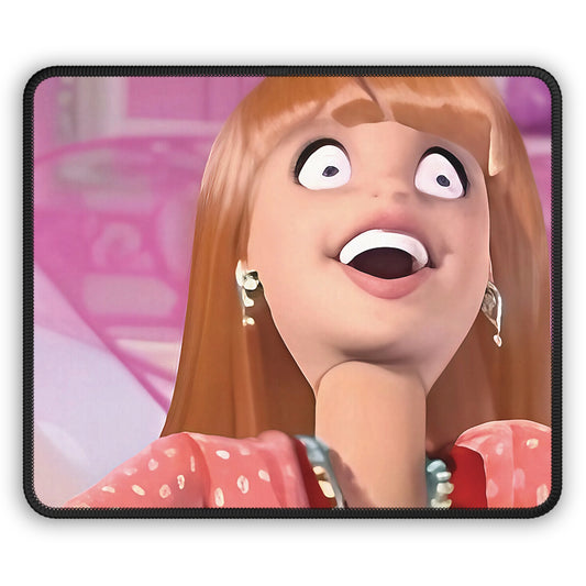 Dr. Evil Redhead Funny Doll Face Gaming Mouse Pad