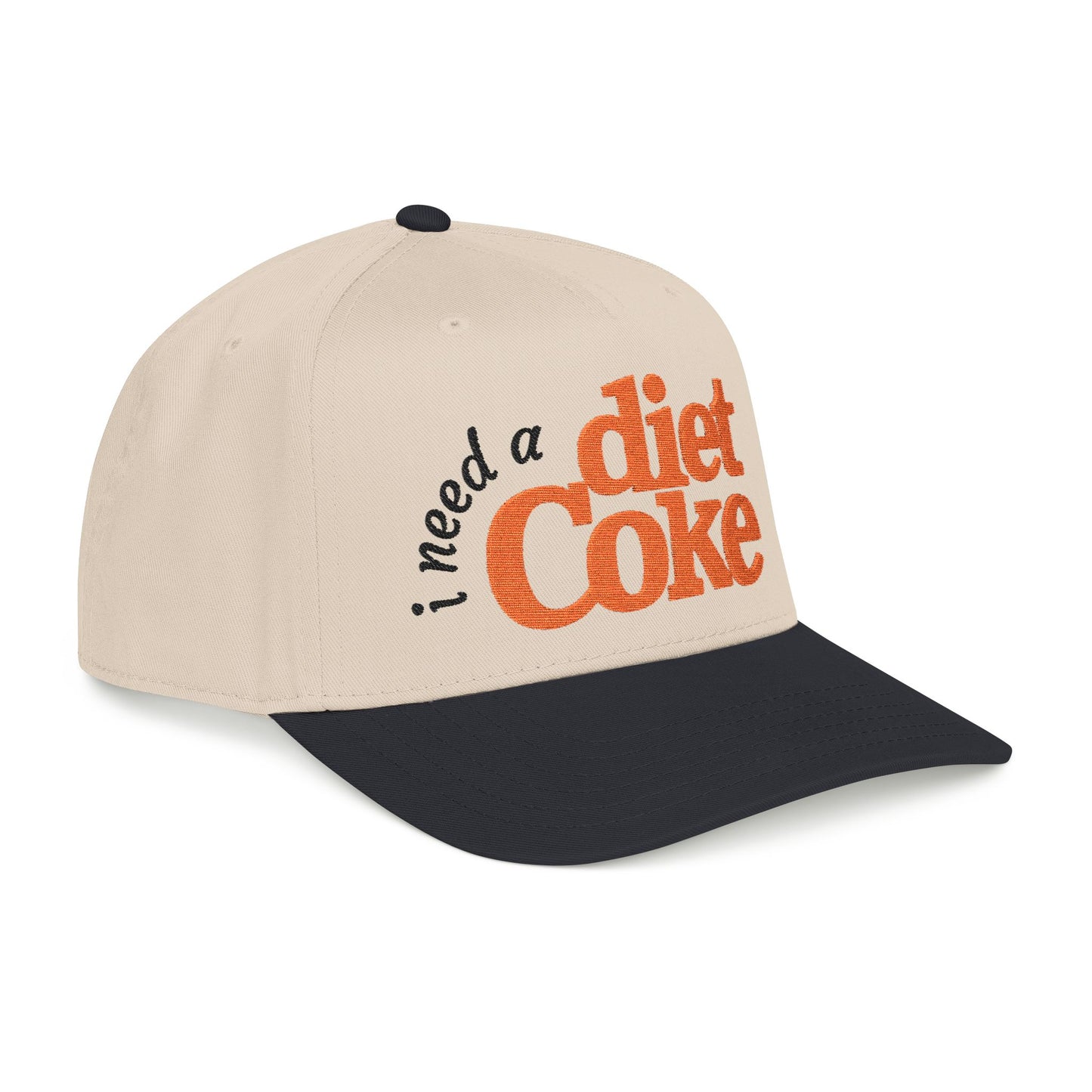 I Need A Diet Coke EMBROIDERED Baseball Cap