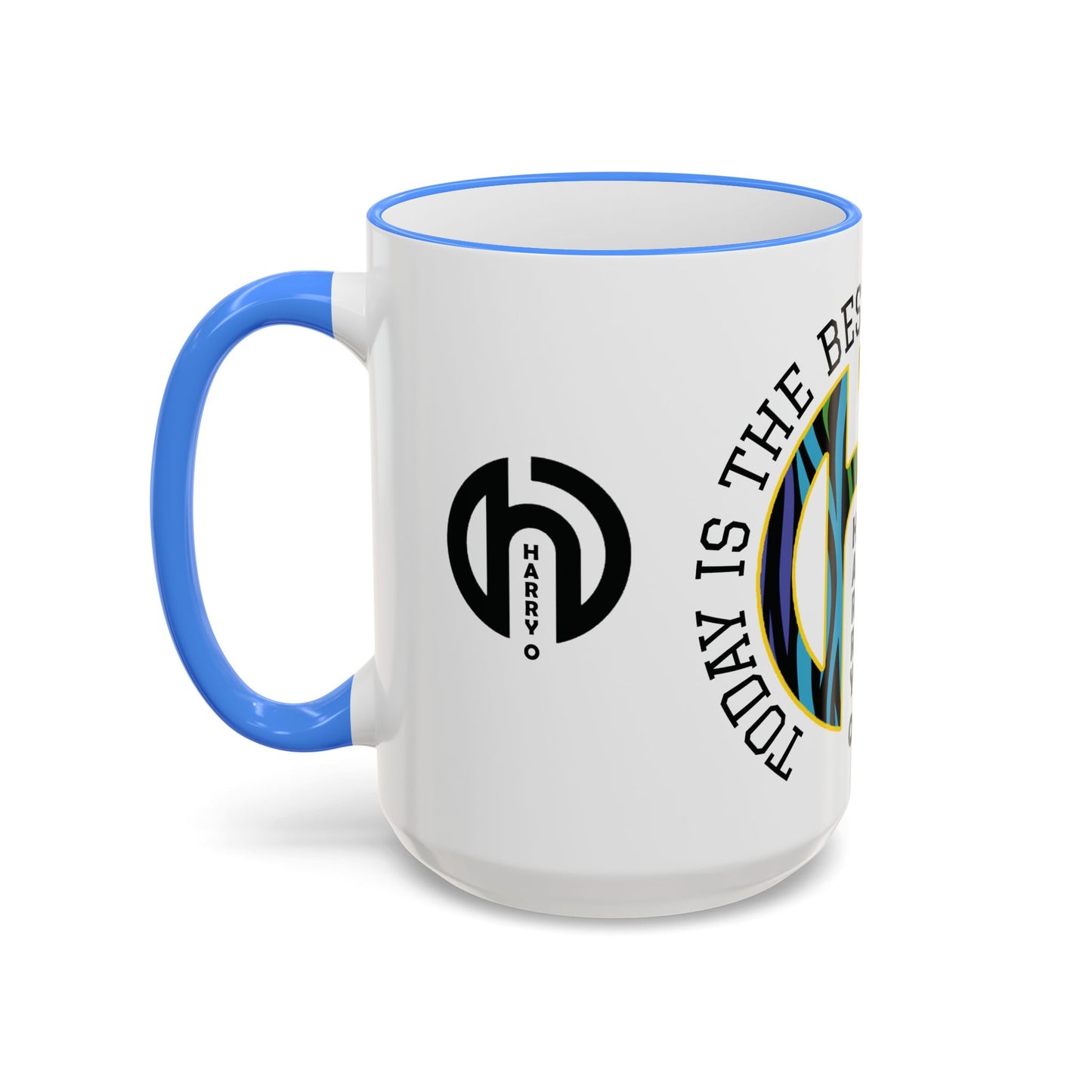 HARRY O Mug — Yellow/Black 15 oz.