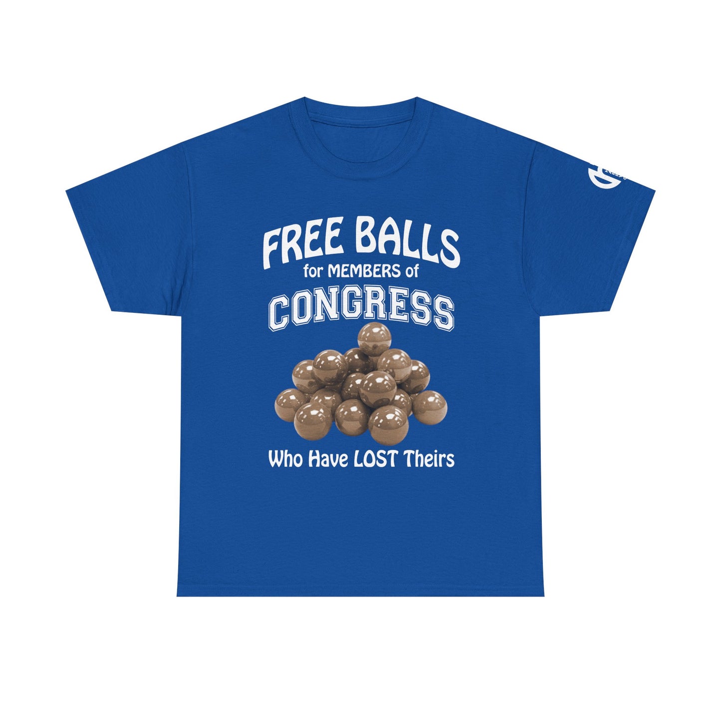 FREE BALLS FOR CONGRESS Graphic Tee (GREEN OLIVE)