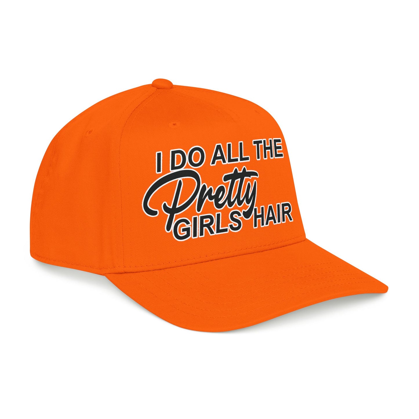 I DO ALL THE PRETTY GIRLS HAIR Mid Profile Baseball Cap BW