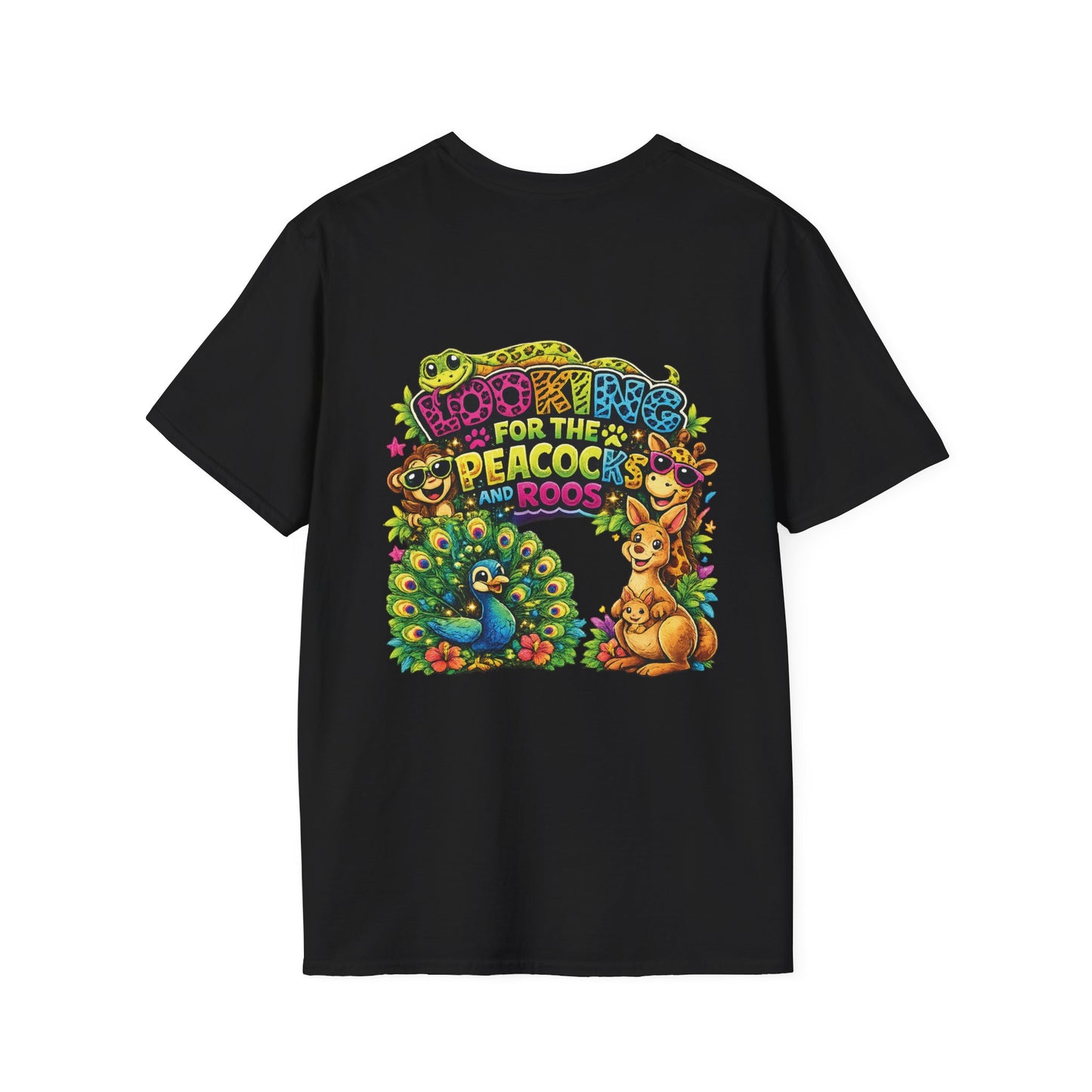 Wild About Six Customizable Kids' T-Shirt — "Kennedy's 6th Birthday" Safari Design