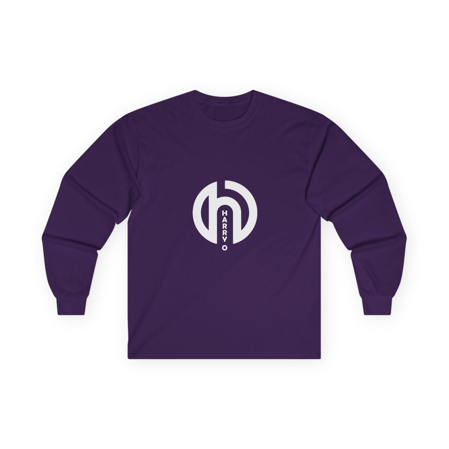 HARRY O Signature LOGO (WHITE) Unisex Ultra Cotton Long Sleeve Tee